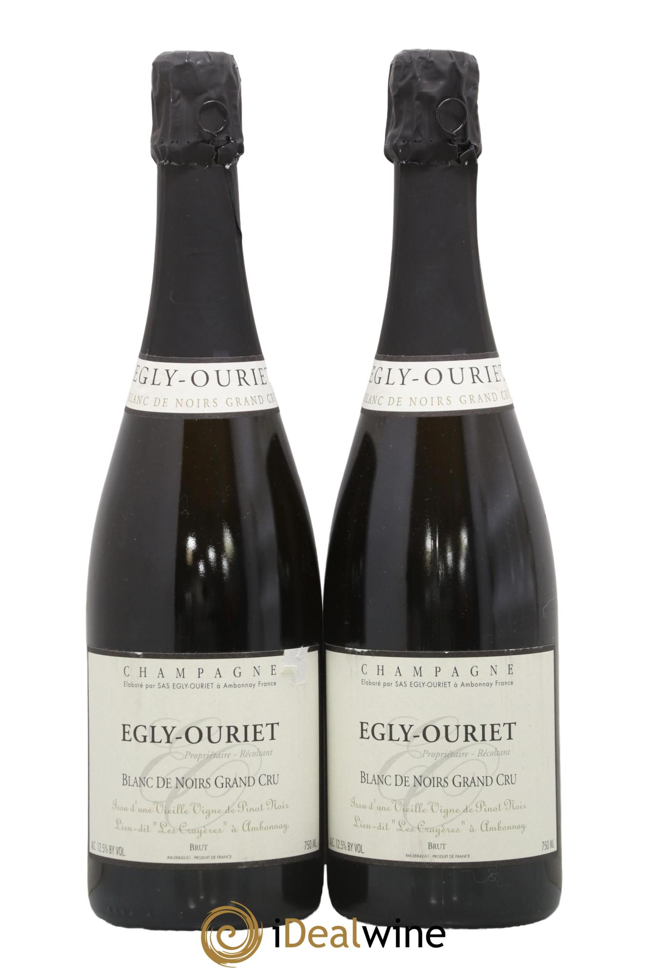 Blanc de Noirs Les Crayères Vieilles vignes Egly-Ouriet - Lot de 2 bouteilles - 0
