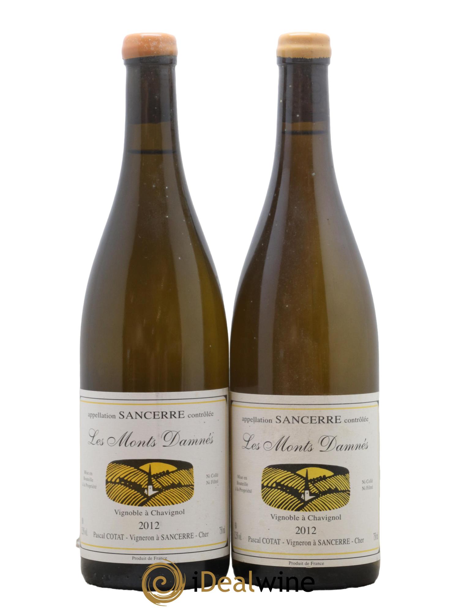 Sancerre Les Monts Damnés Pascal Cotat 2012 - Lot de 2 bouteilles - 0