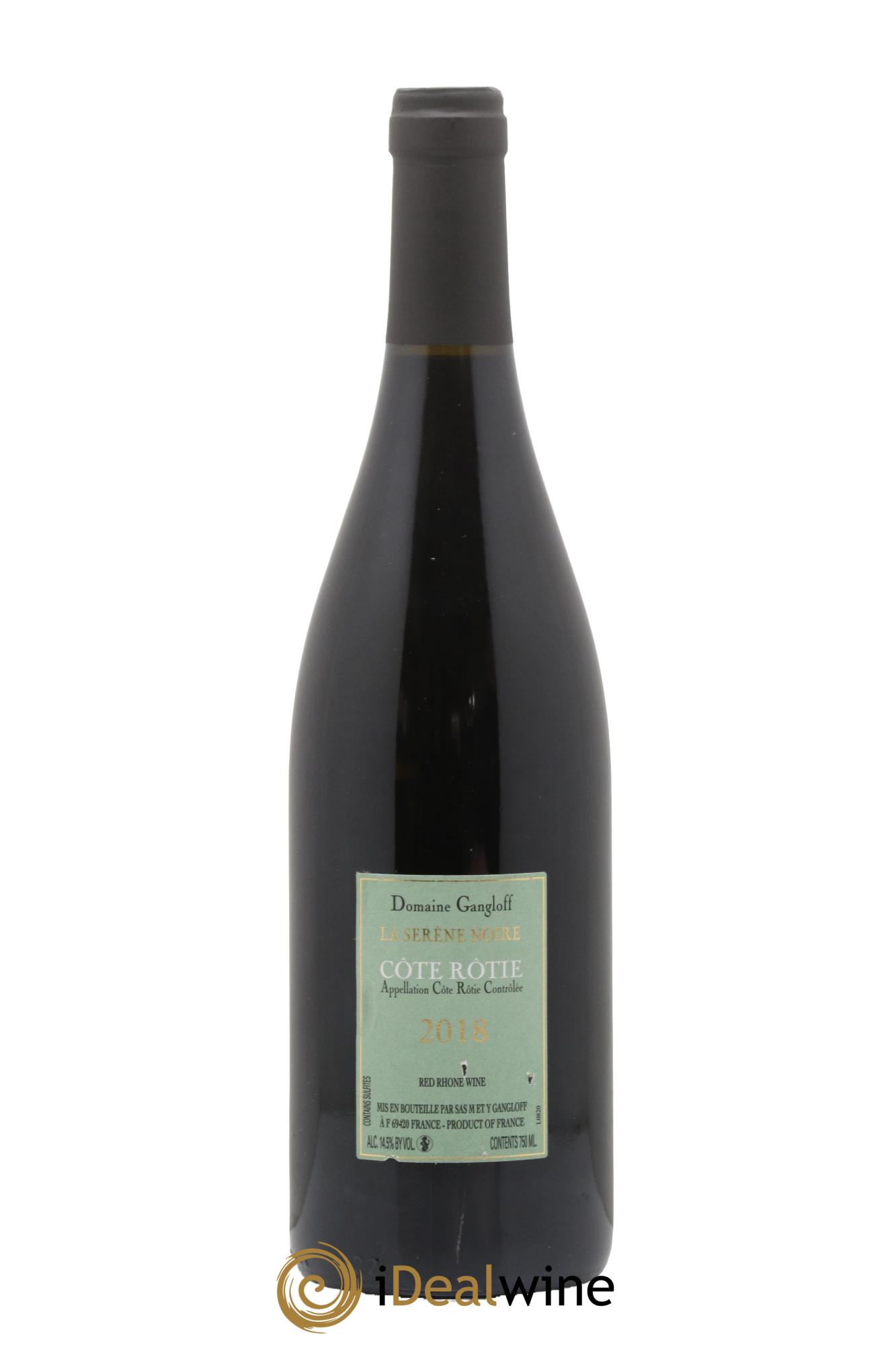 Côte-Rôtie La Sereine Noire Gangloff (Domaine) 2018 - Lot of 1 bottle - 1