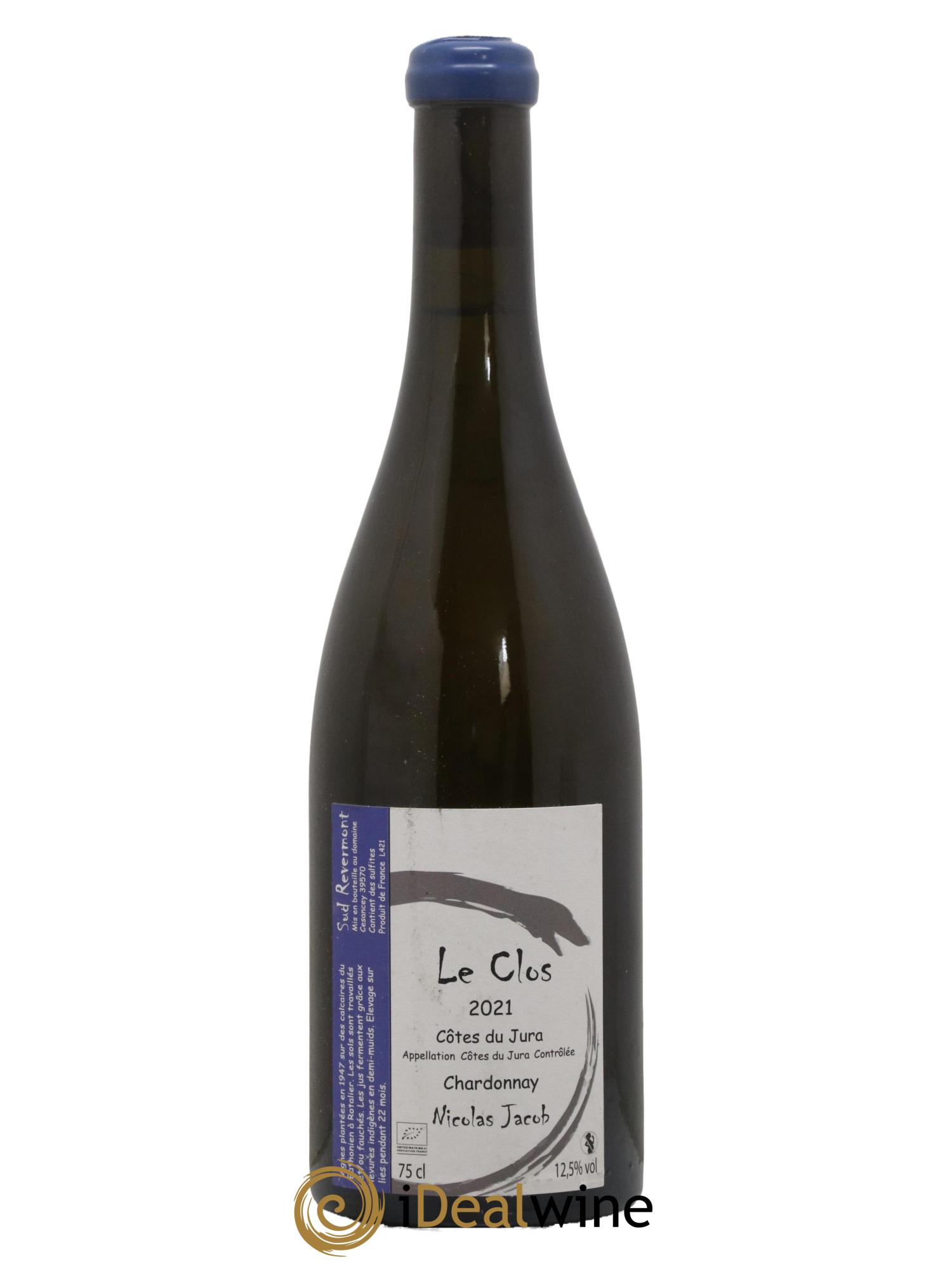 Côtes du Jura Chardonnay Le Clos Nicolas Jacob 2021 - Posten von 1 Flasche - 0