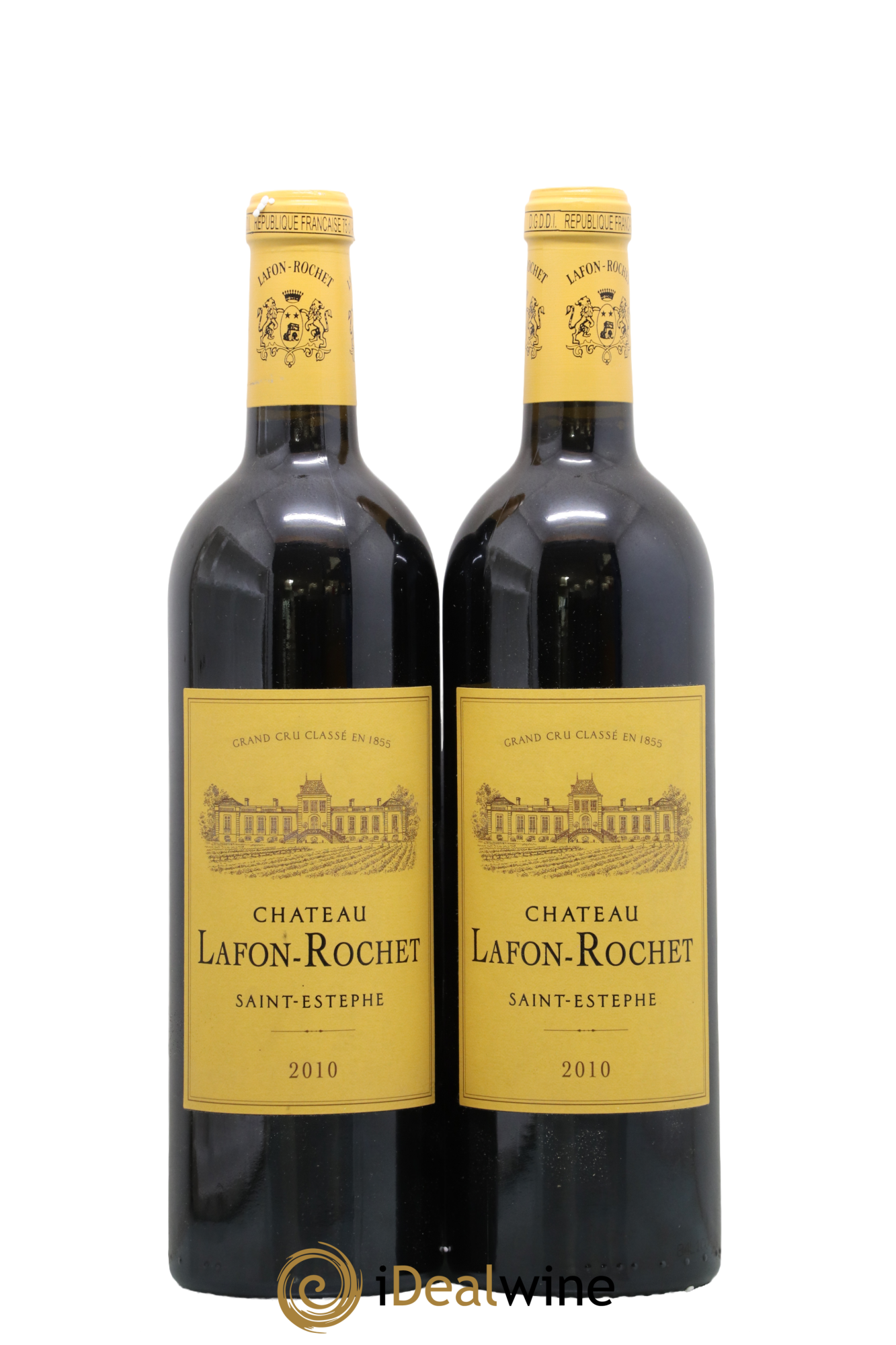 Château Lafon Rochet 4ème Grand Cru Classé 2010 - Lot of 2 bottles - 0