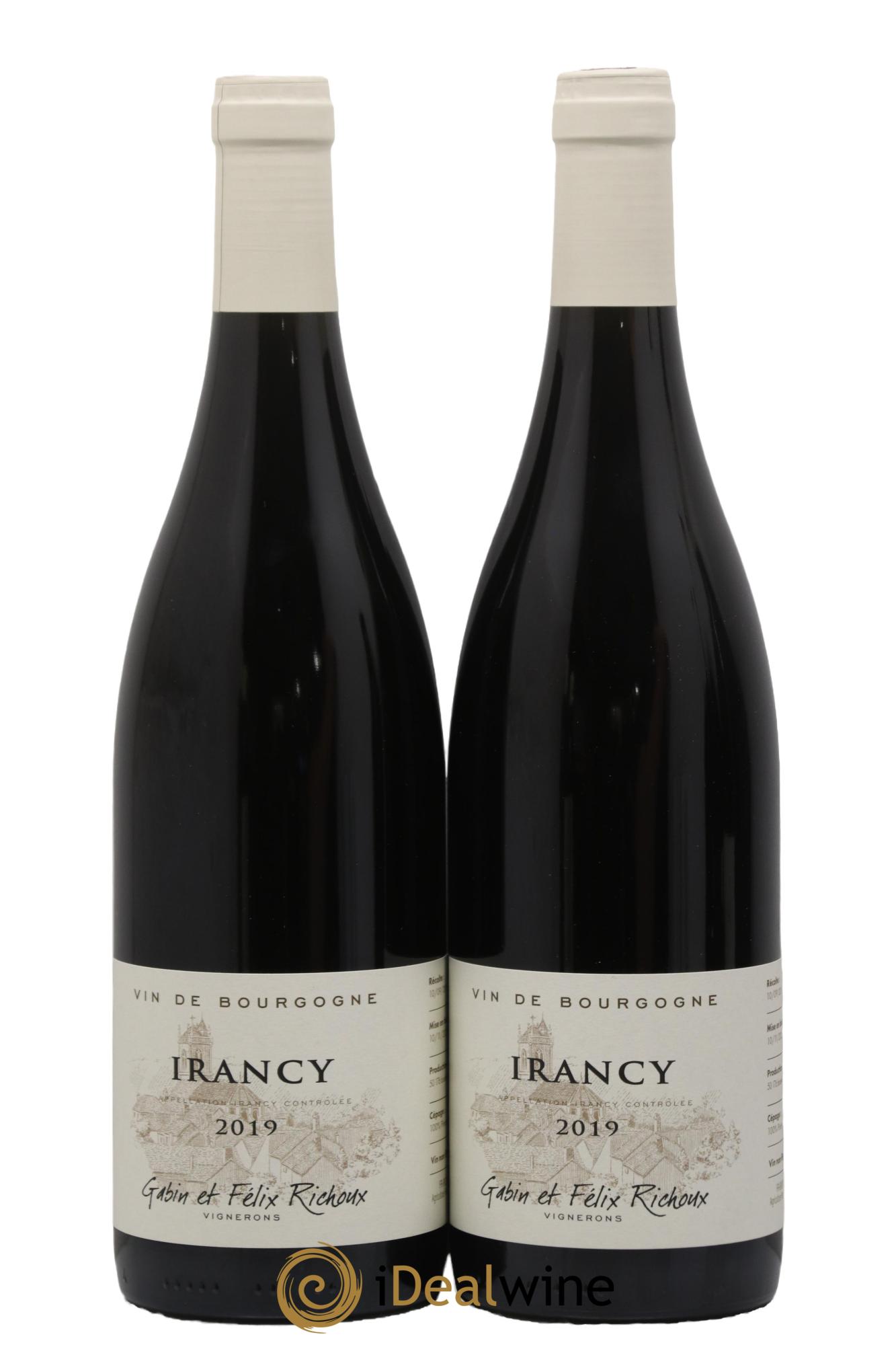 Irancy Gabin et Félix Richoux 2019 - Posten von 2 Flaschen - 0