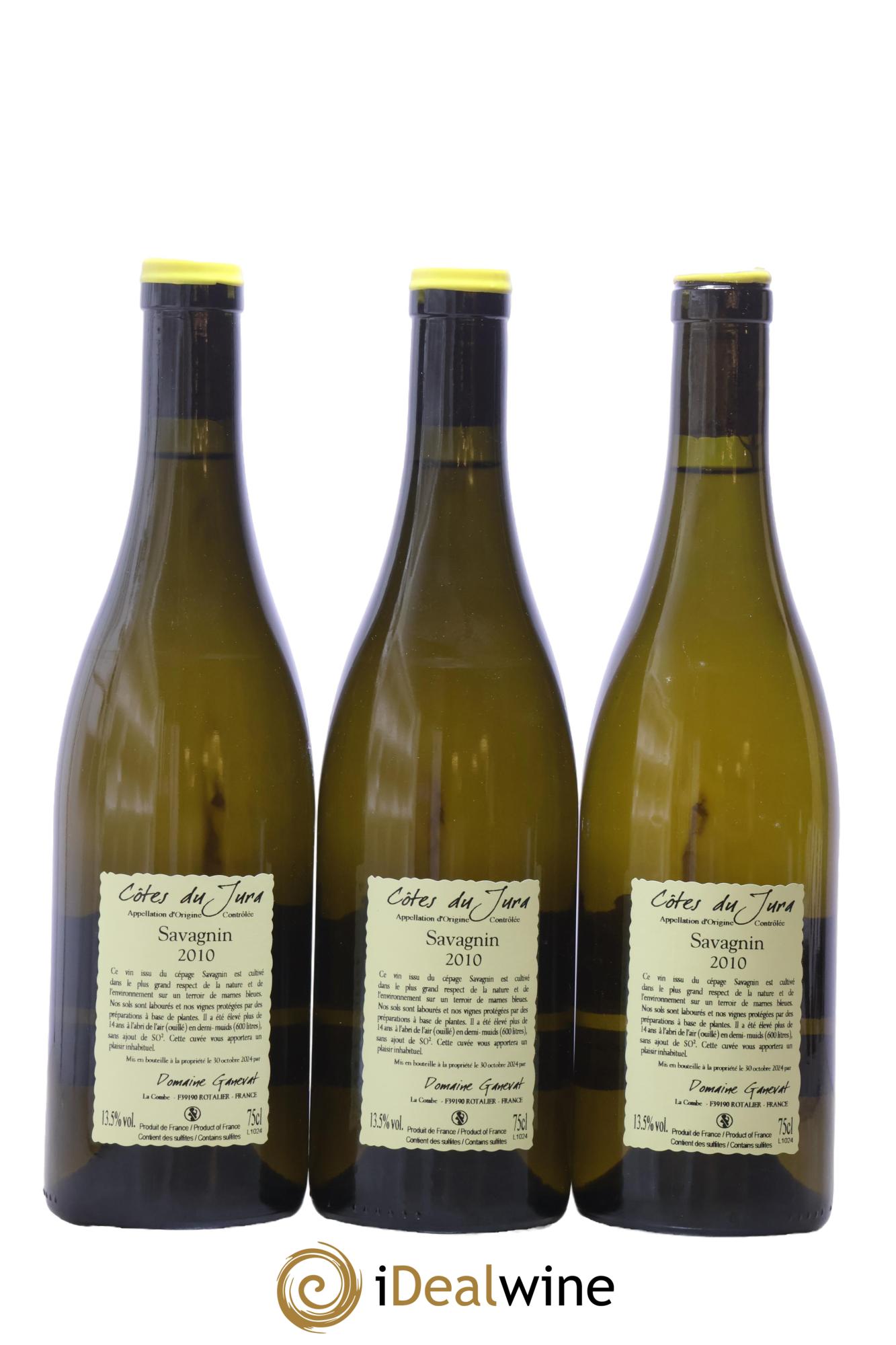 Côtes du Jura Les Vignes de mon Père Jean-François Ganevat (Domaine) 2010 - Lot de 3 bouteilles - 1