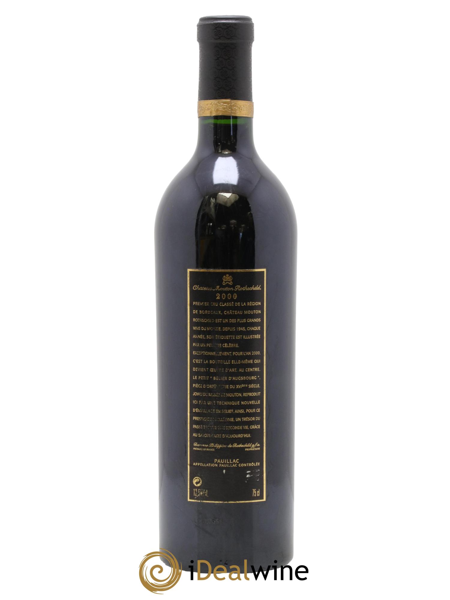 Château Mouton Rothschild 1er Grand Cru Classé 2000 - Lot of 1 bottle - 1