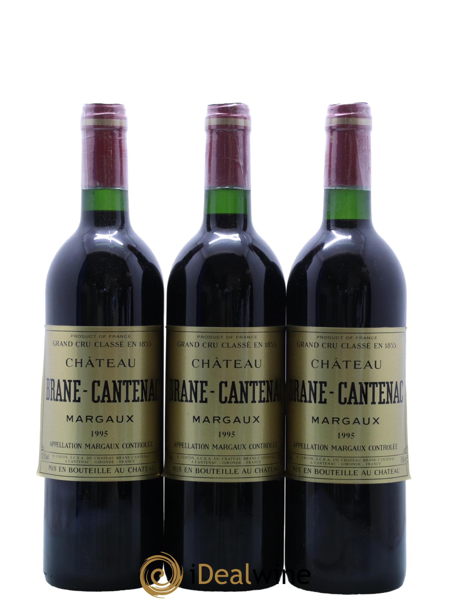 Château Brane Cantenac 2ème Grand Cru Classé 1995 - Lot de 12 bouteilles - 4