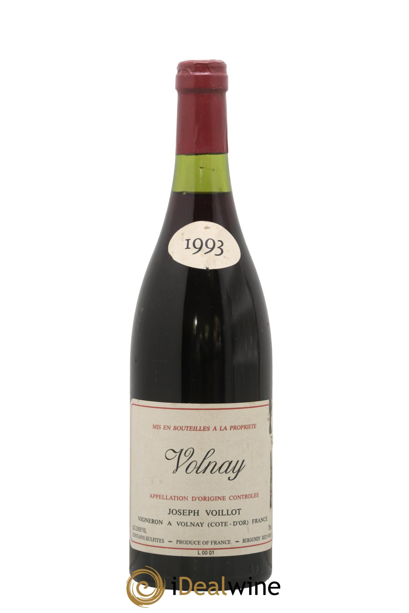 Volnay Joseph Voillot 1993 - Lot de 1 bouteille - 0