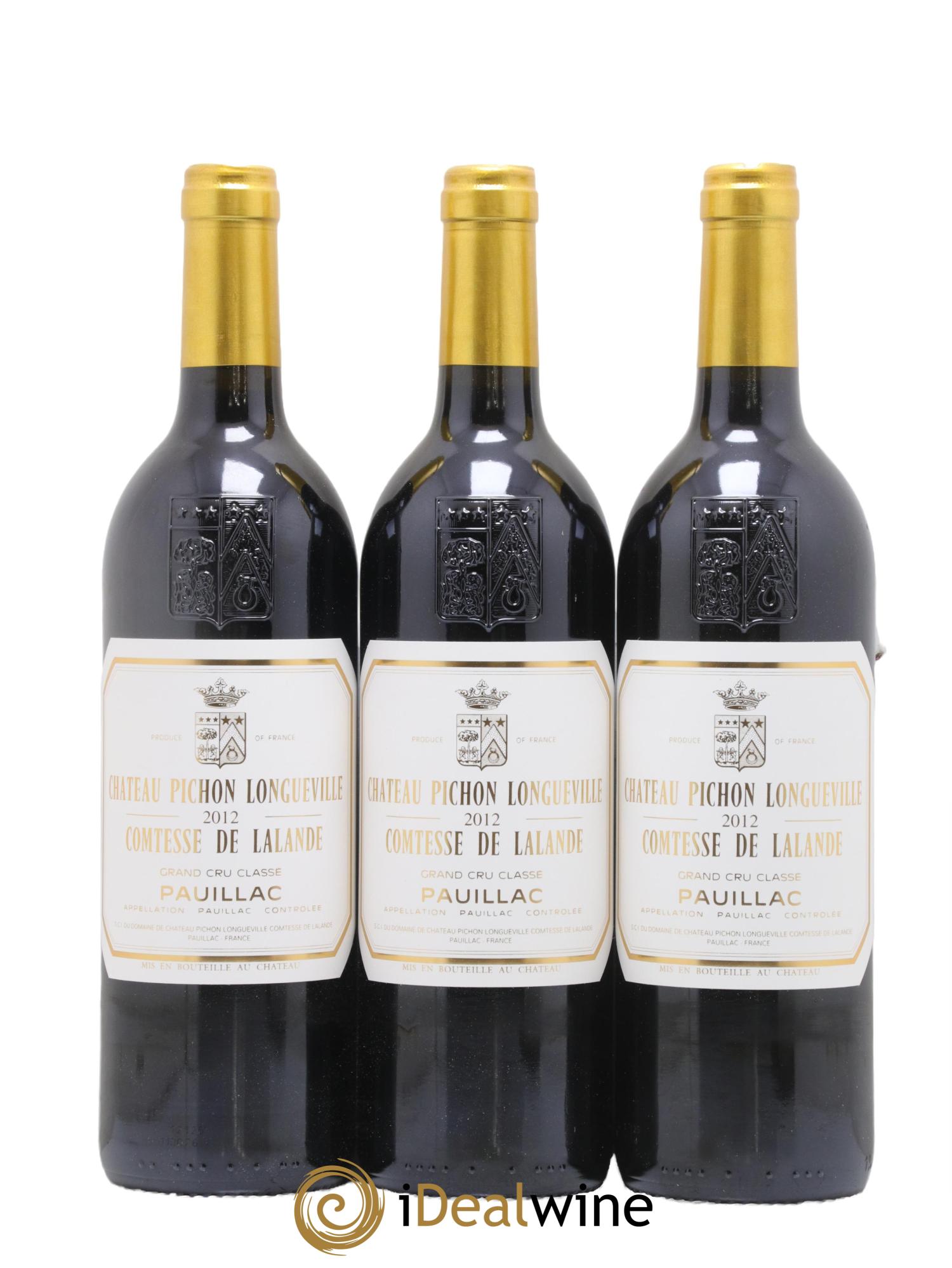 Château Pichon Longueville Comtesse de Lalande 2ème Grand Cru Classé 2012 - Posten von 6 Flaschen - 3