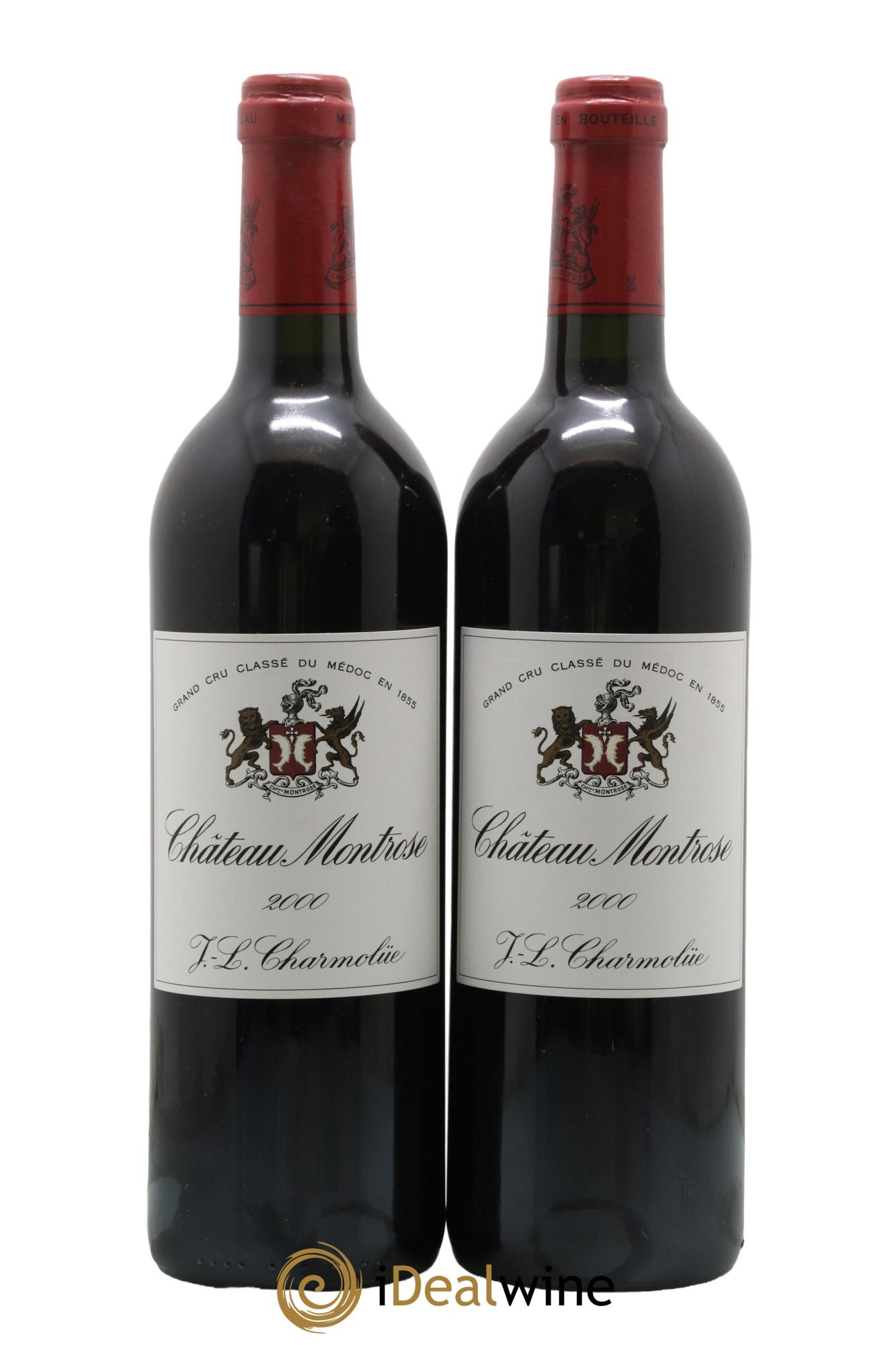 Château Montrose 2ème Grand Cru Classé 2000 - Lot de 2 bouteilles - 0