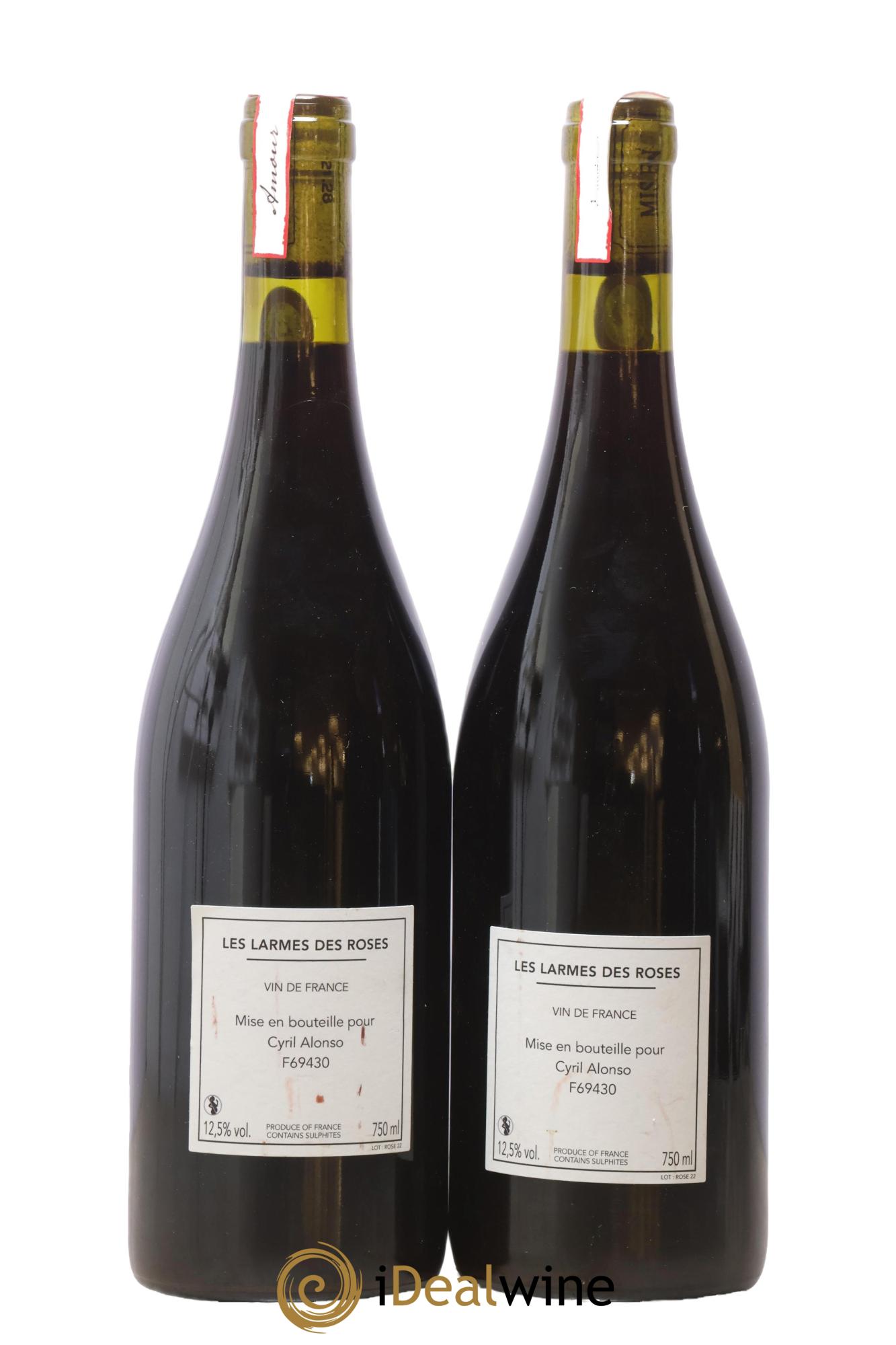 Vin de France Larmes de Damas Cyril Alonso 2022 - Lotto di 2 bottiglie - 1