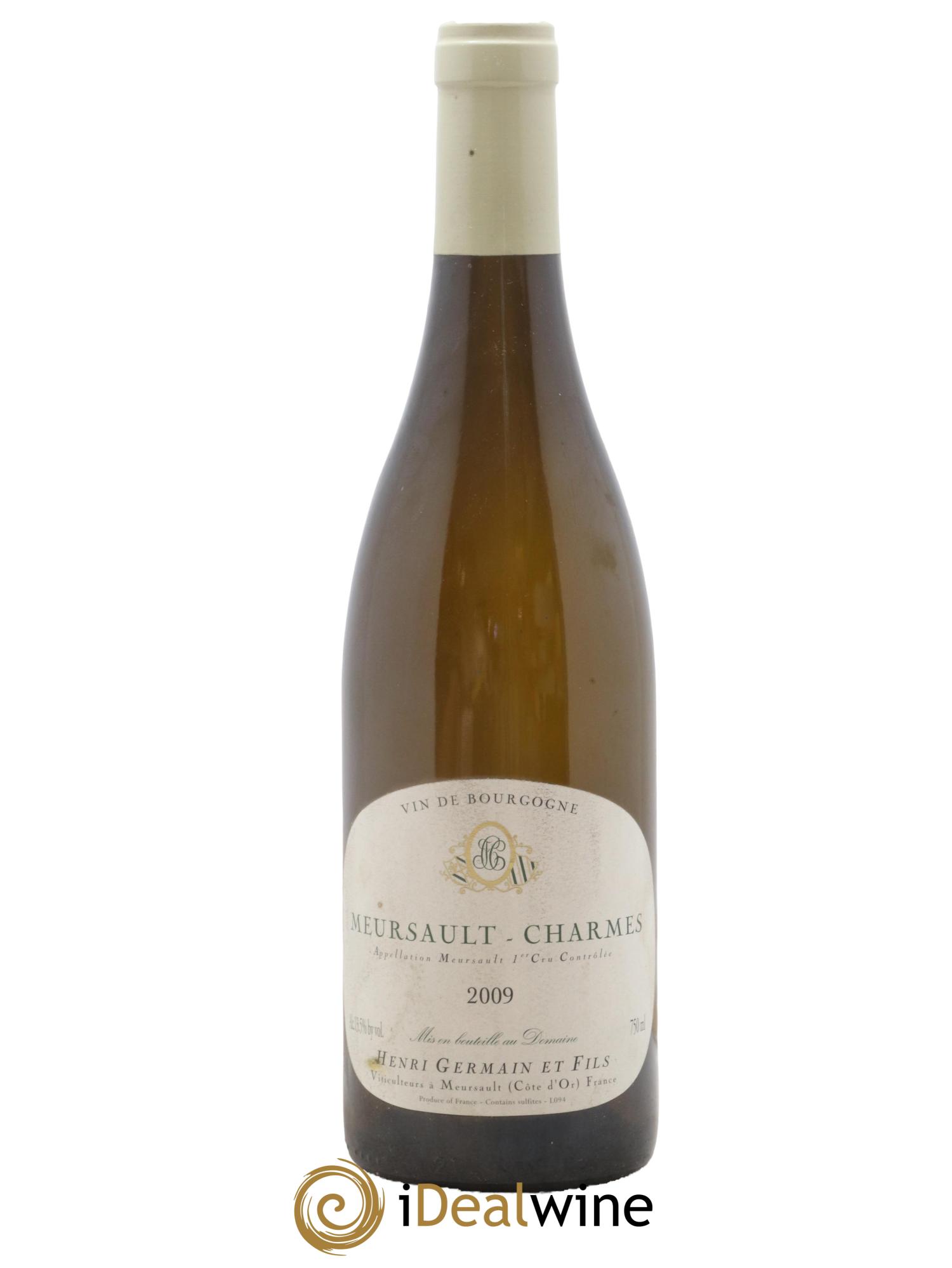Meursault 1er Cru Charmes Henri Germain 2009 - Lot de 1 bouteille - 0