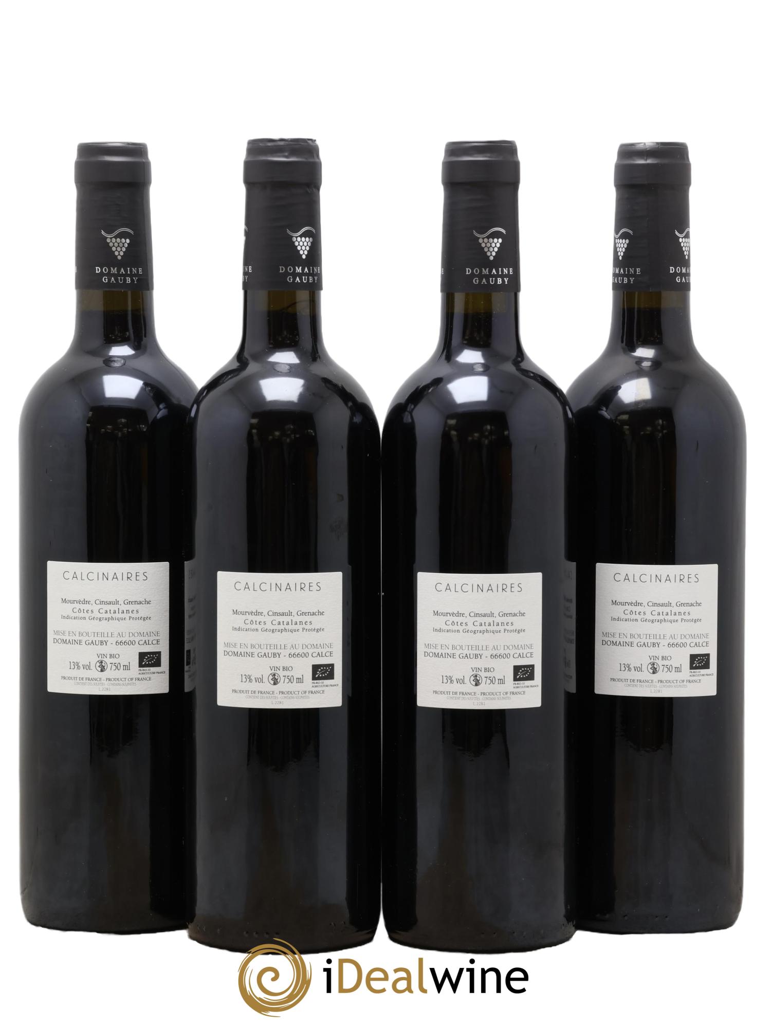 Côtes Catalanes Les Calcinaires Gauby (Domaine) 2022 - Lot de 4 bouteilles - 1