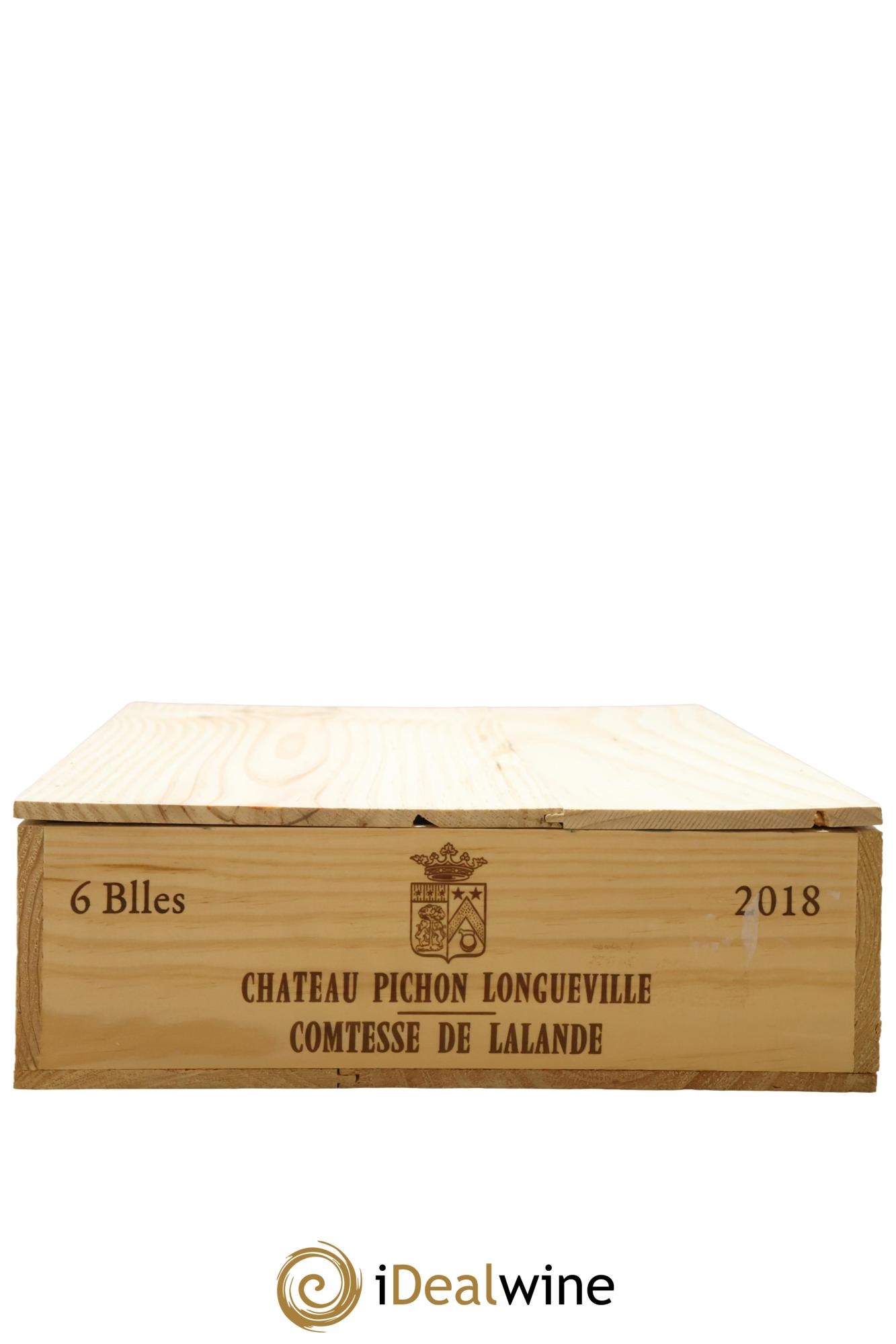 Château Pichon Longueville Comtesse de Lalande 2ème Grand Cru Classé  2018 - Posten von 6 Flaschen - 5