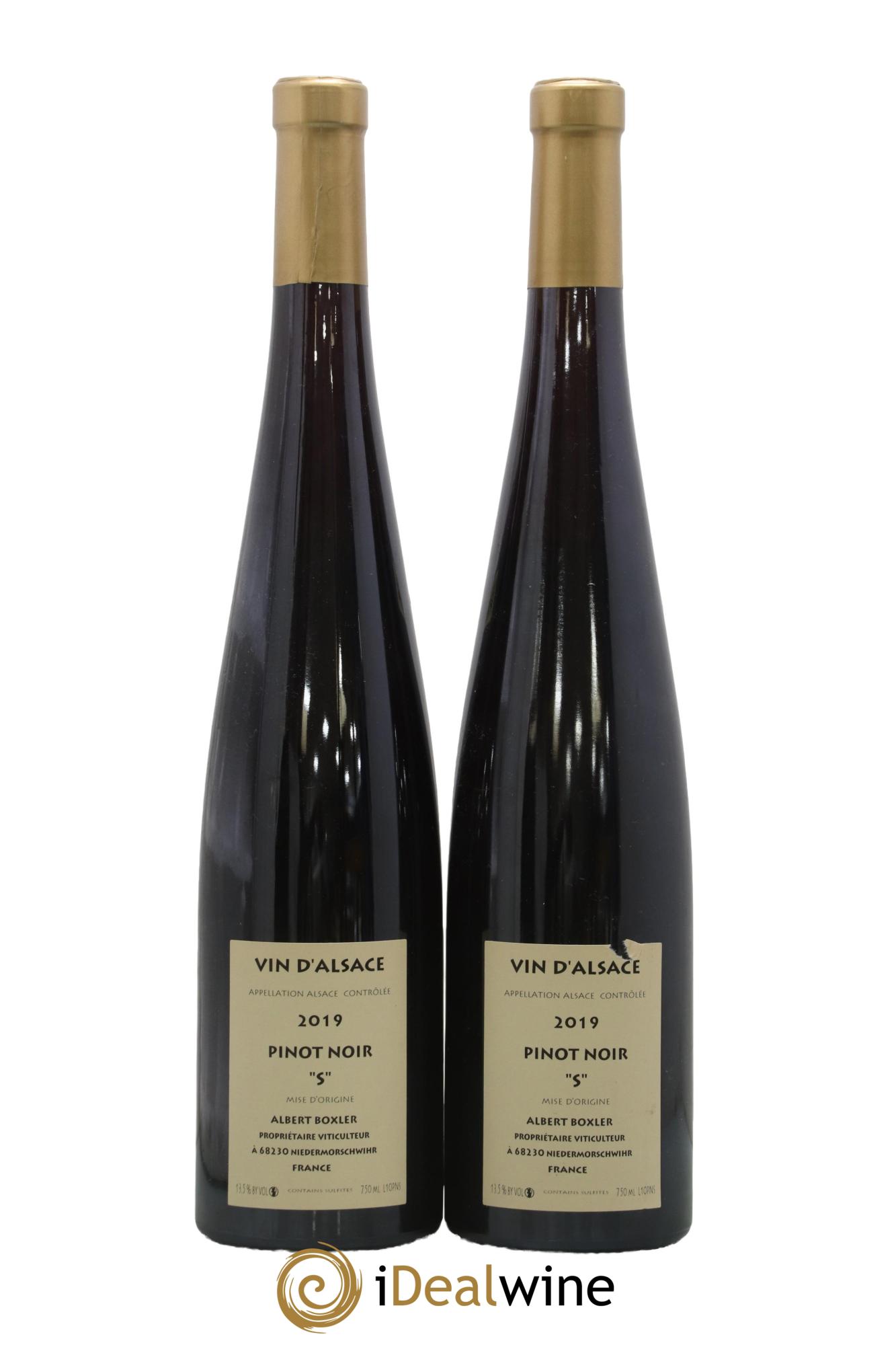 Alsace Pinot Noir S Albert Boxler 2019 - Lot de 2 bouteilles - 1