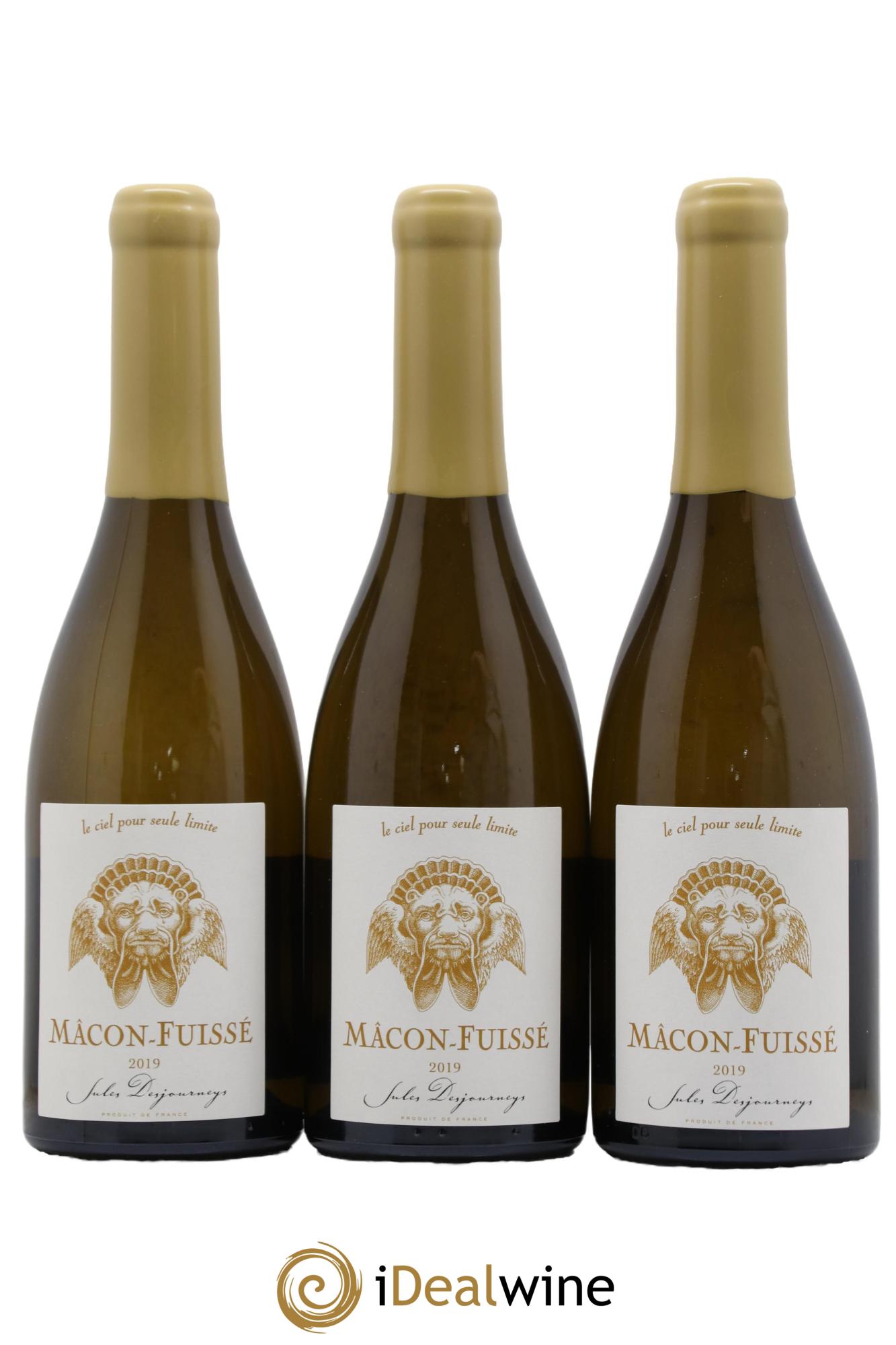Mâcon-Fuissé Bois de la Croix Jules Desjourneys 2019 - Lot de 3 bouteilles - 0