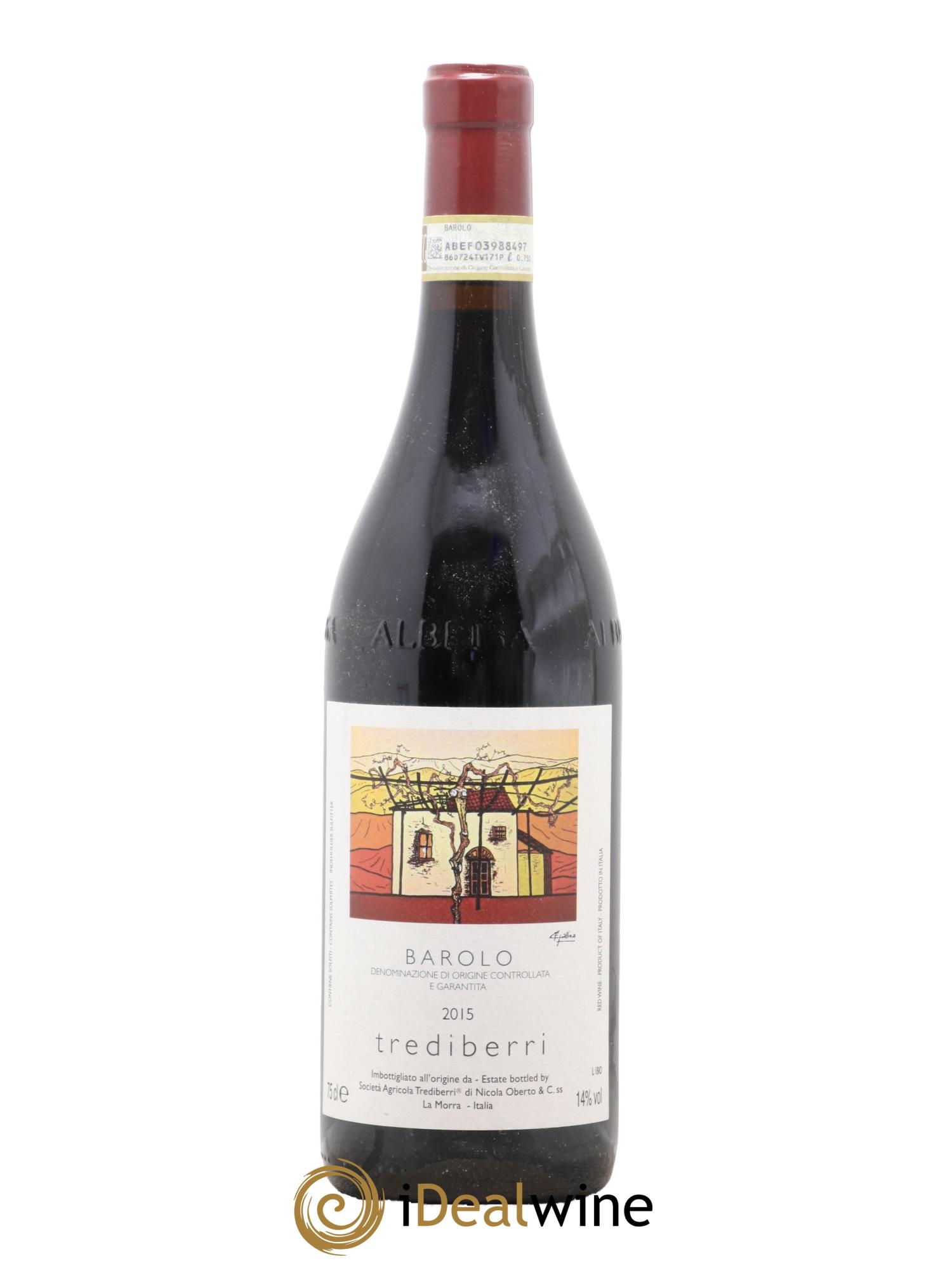 Barolo DOCG Trediberri 2015 - Lotto di 1 bottiglia - 0