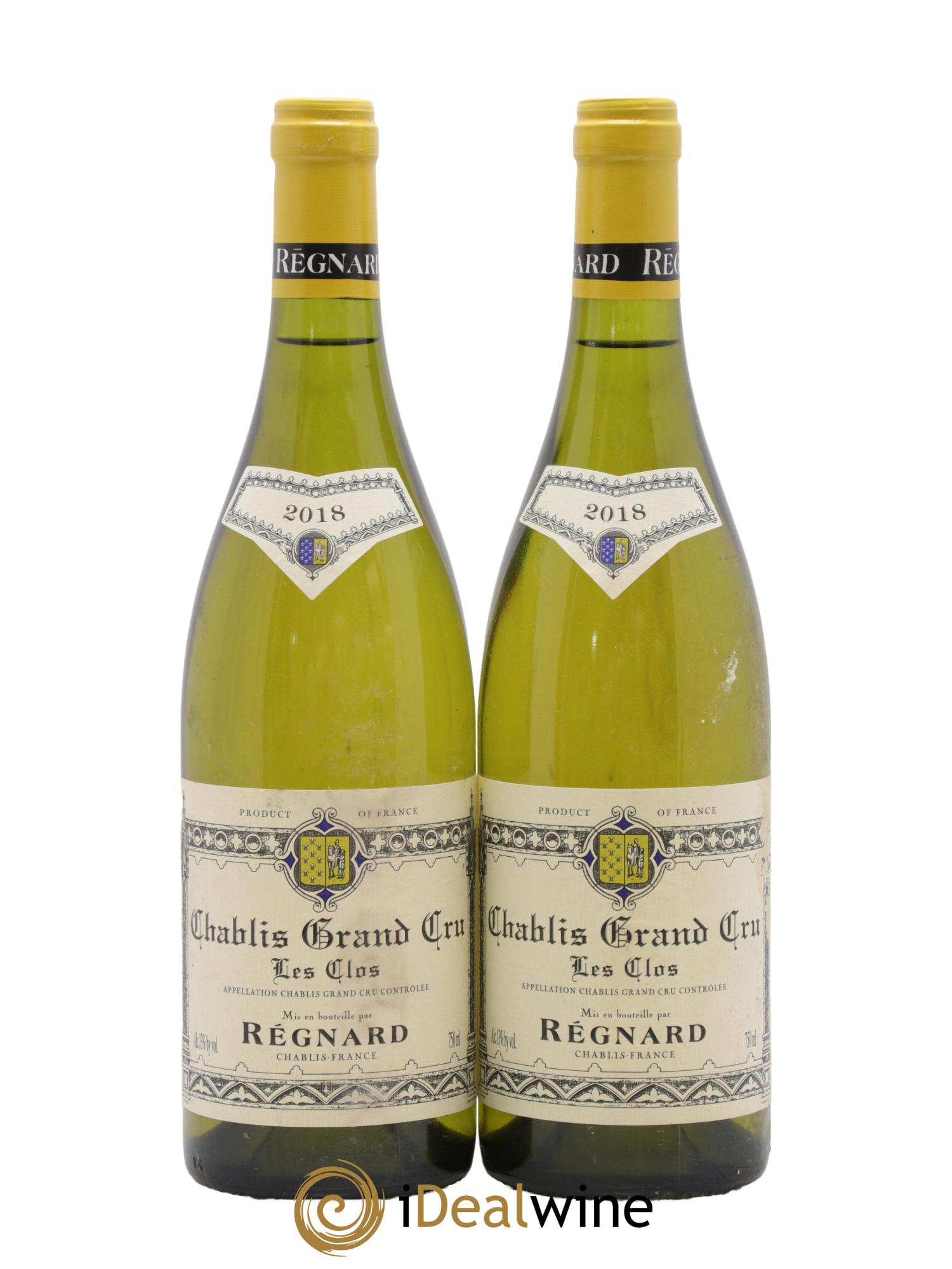 Chablis Grand Cru Les Clos Maison Regnard 2018 - Lot de 2 bouteilles - 0