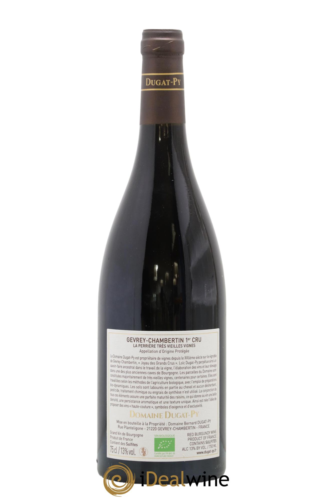 Gevrey-Chambertin 1er Cru La Perrière Très vieilles vignes Dugat-Py 2022 - Posten von 1 Flasche - 1