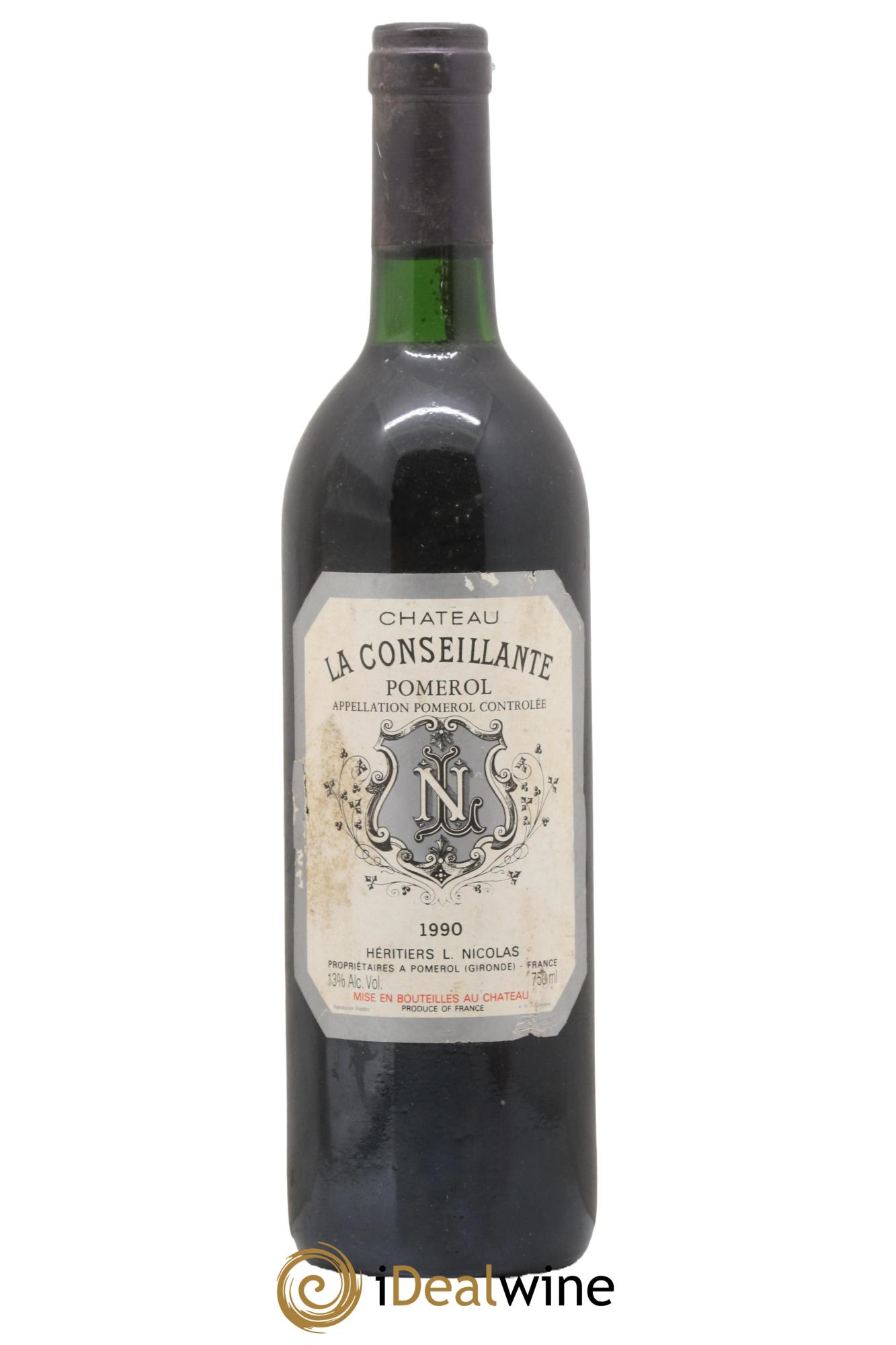 Château la Conseillante 1990 - Lot de 1 bouteille - 0