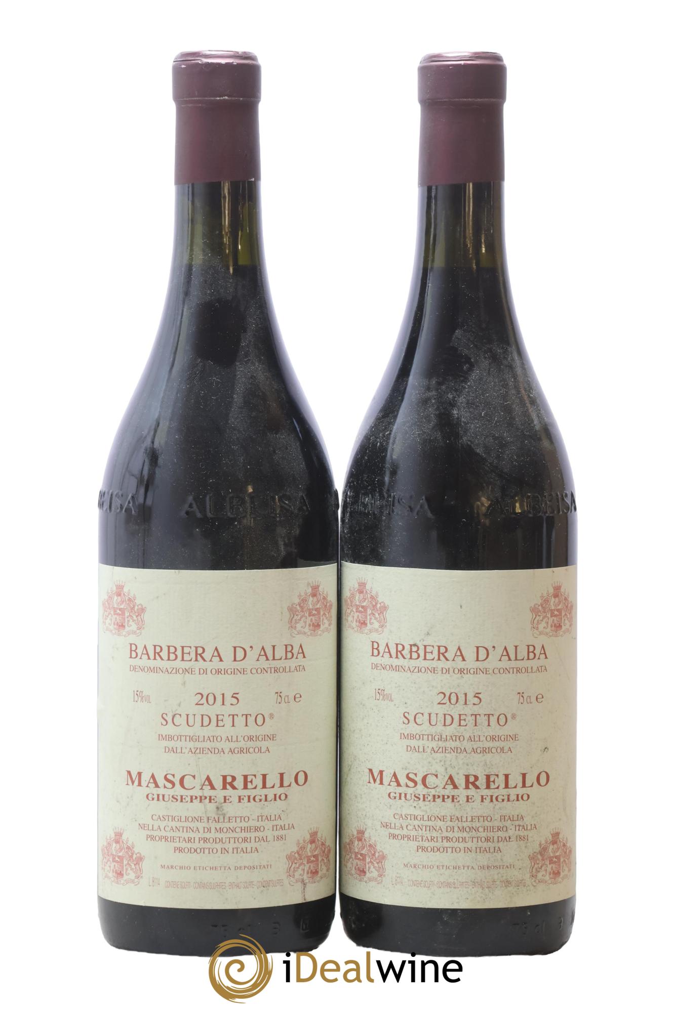 Barbera d'Alba DOC Scudetto Mascarello Giuseppe & Figli 2015 - Posten von 2 Flaschen - 0