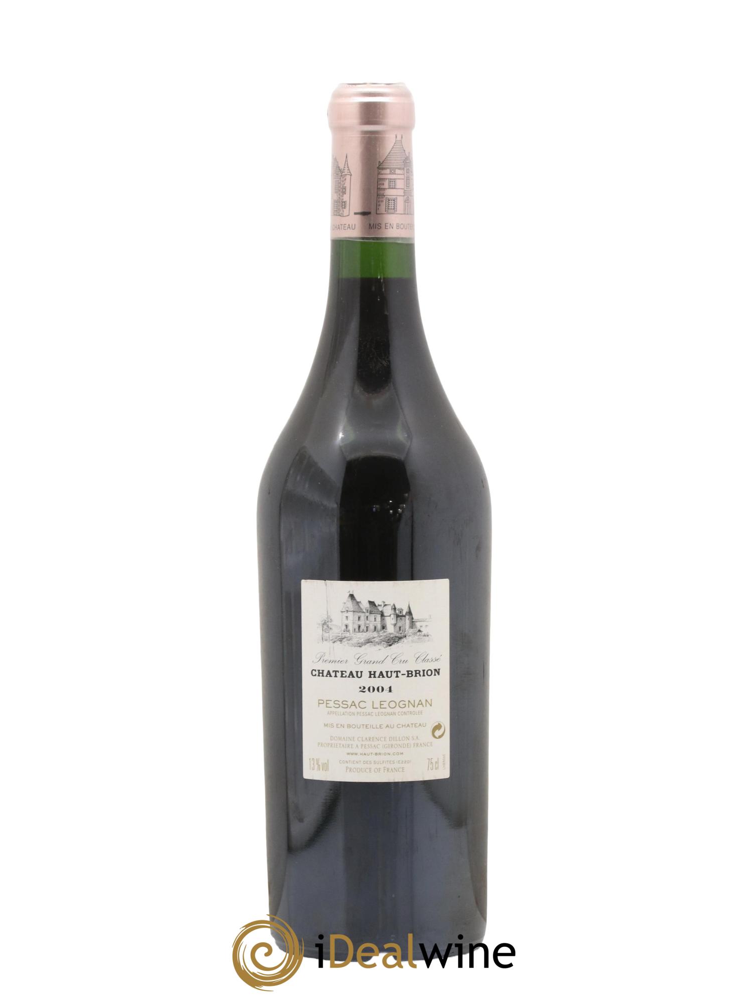 Château Haut Brion 1er Grand Cru Classé 2004 - Lot de 1 bouteille - 1