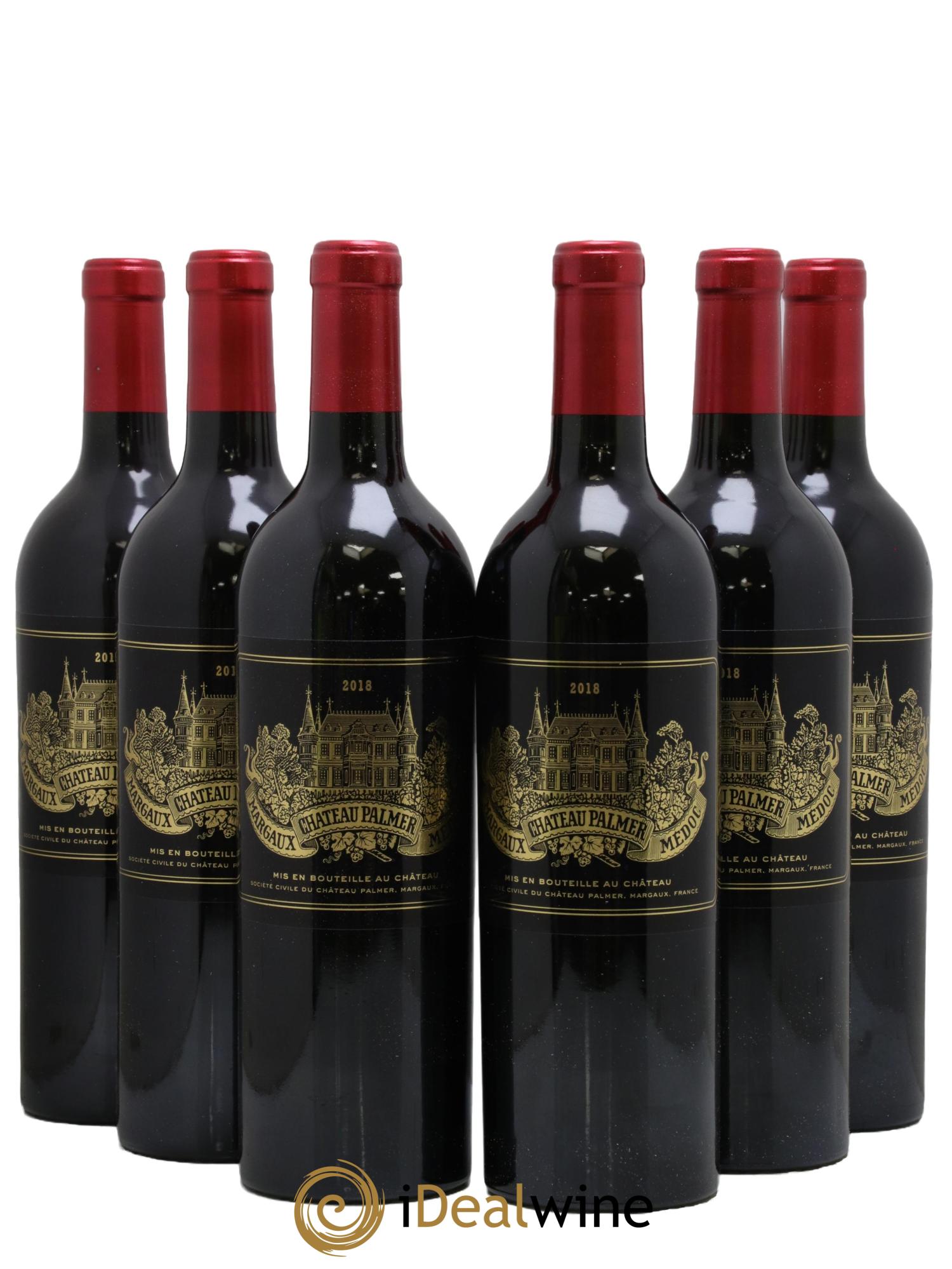 Château Palmer 3ème Grand Cru Classé  2018 - Posten von 6 Flaschen - 0