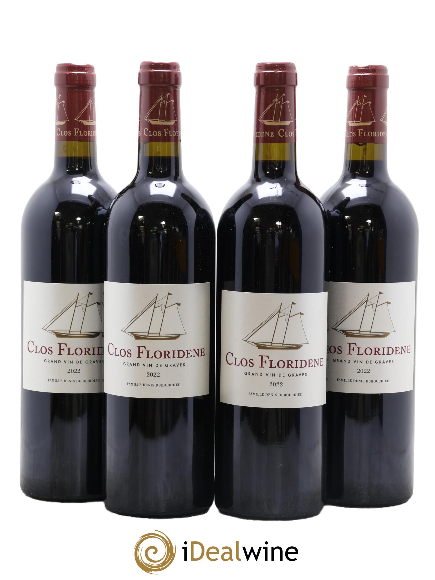 Clos Floridène 2022 - Lot of 4 bottles - 0