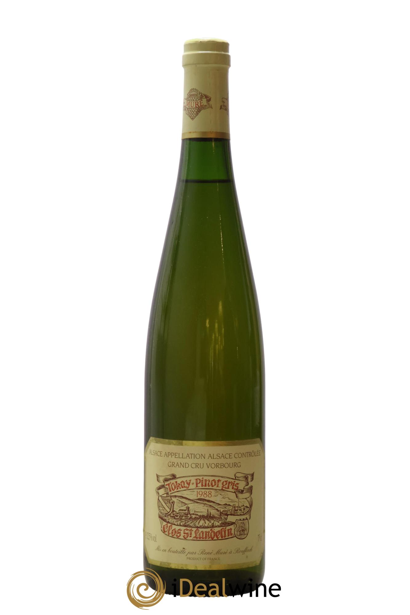 Alsace Pinot Gris Clos Saint-Landelin Grand Cru Vorbourg R. Muré 1988 - Lot of 1 bottle - 0