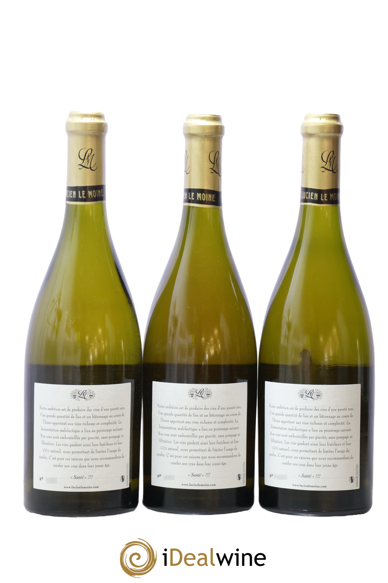Bâtard-Montrachet Grand Cru Lucien Le Moine 2010 - Lot de 3 bouteilles - 1