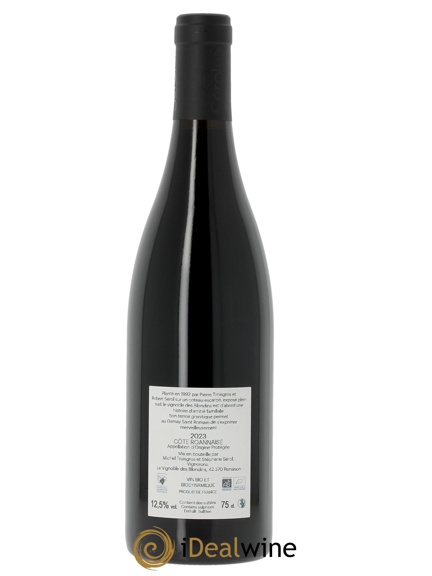 Côte Roannaise Les Blondins Domaine Sérol  2023 - Posten von 1 Flasche - 1