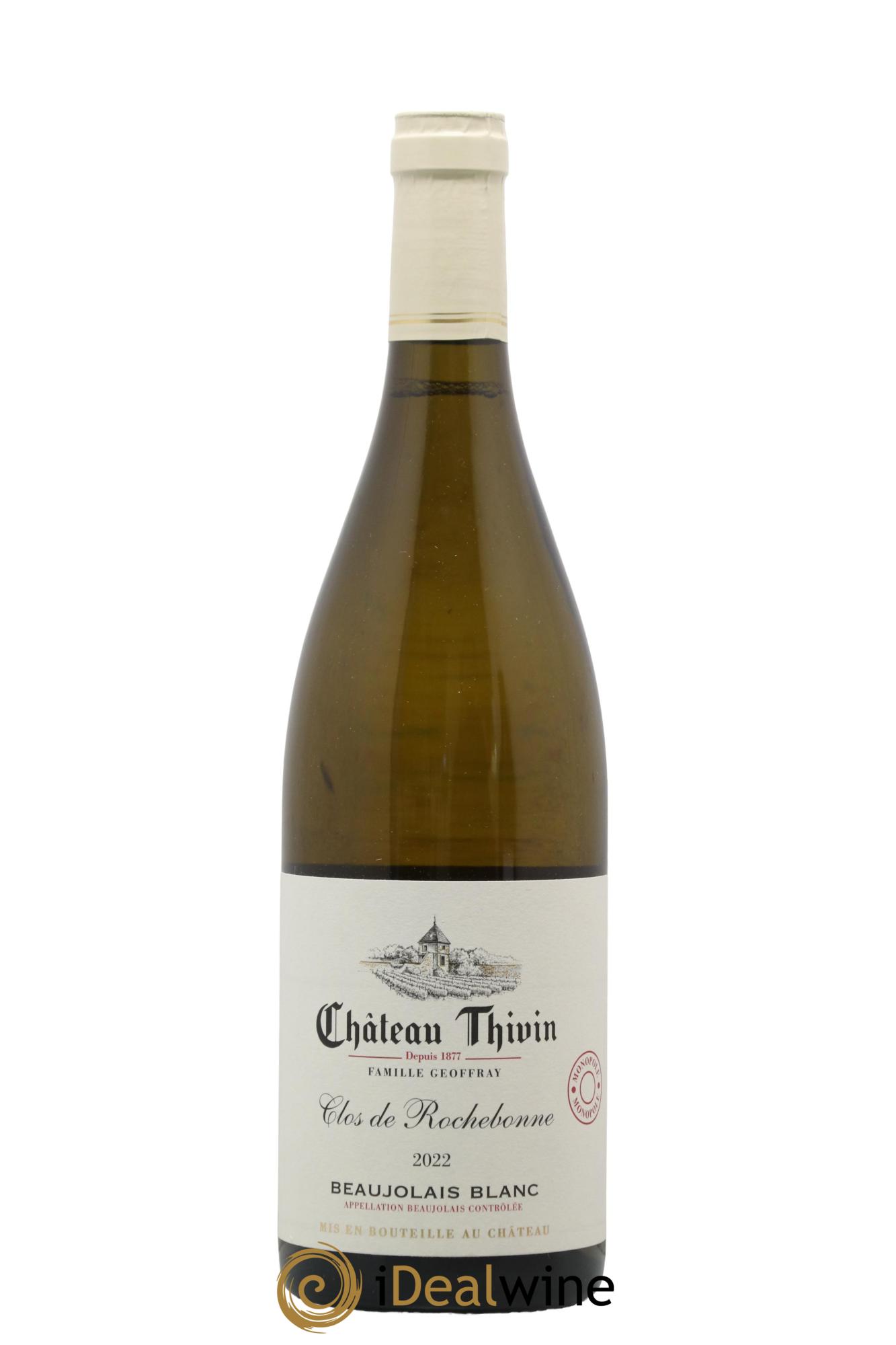 Beaujolais Clos de Rochebonne Château Thivin 2022 - Posten von 1 Flasche - 0