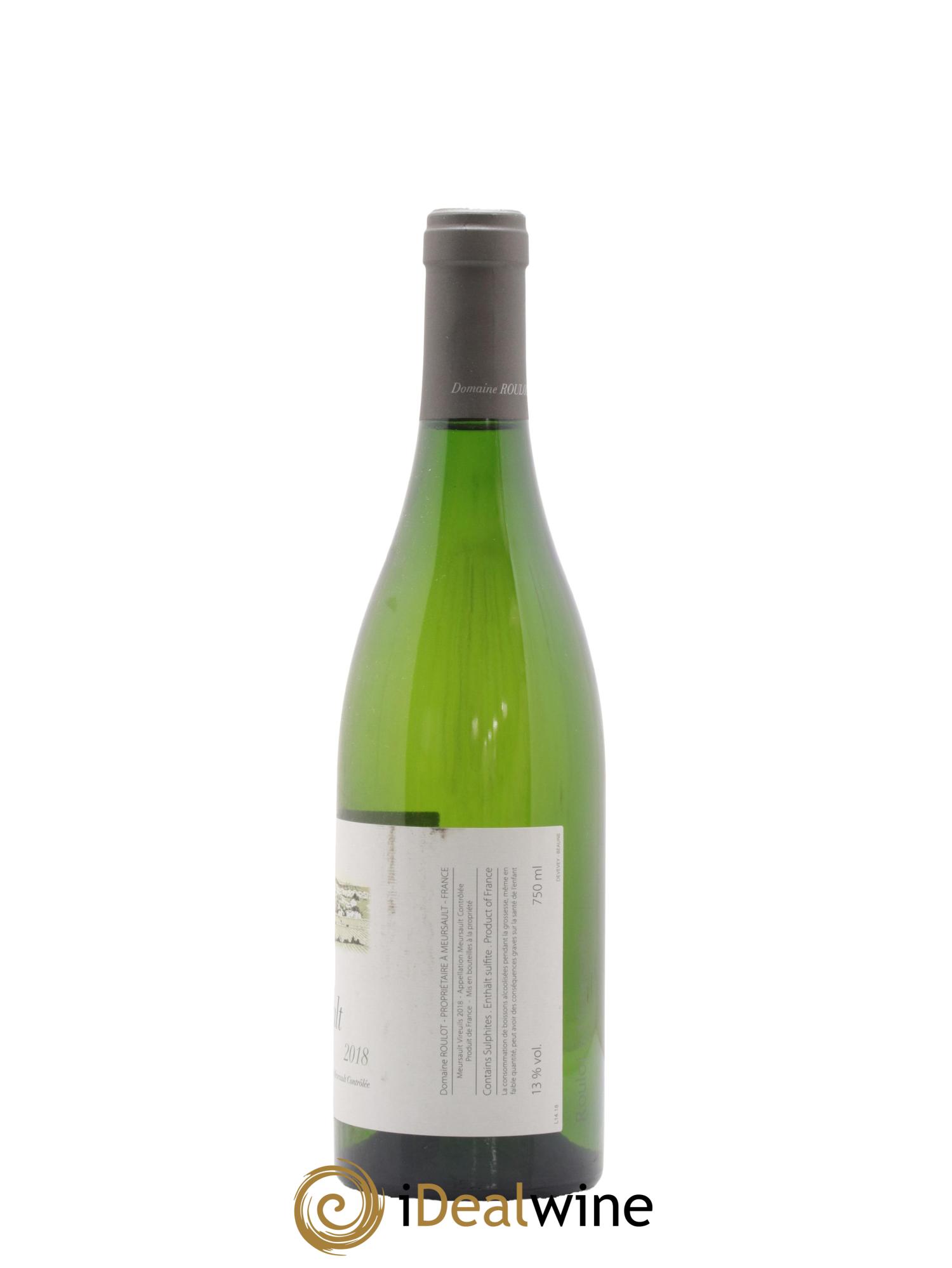 Meursault Les Vireuils Roulot (Domaine) 2018 - Lot de 1 bouteille - 1