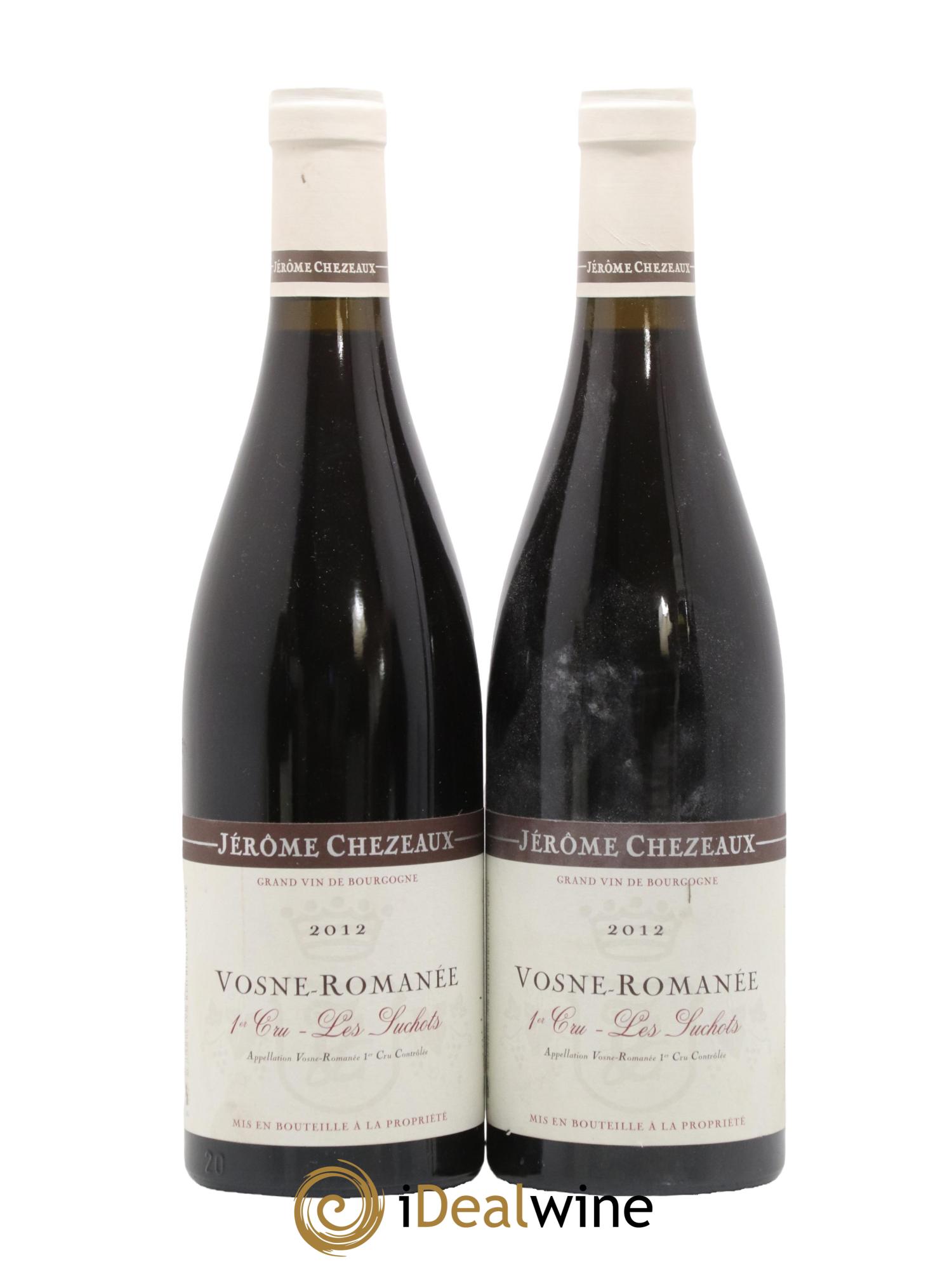 Vosne-Romanée 1er Cru Les Suchots Jérôme Chezeaux 2012 - Lot de 2 bouteilles - 0