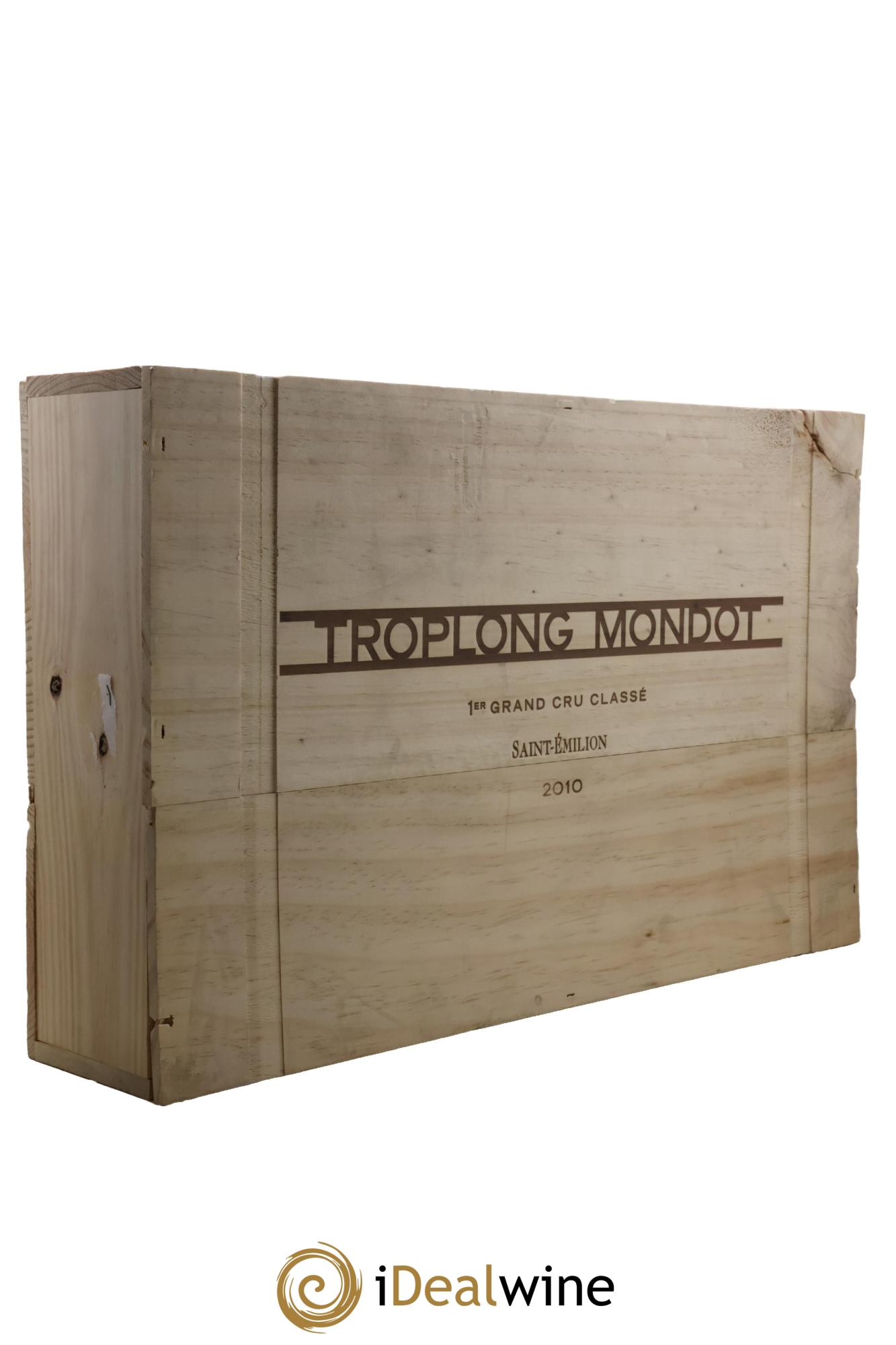 Château Troplong Mondot 1er Grand Cru Classé B 2010 - Lot de 6 bouteilles - 1