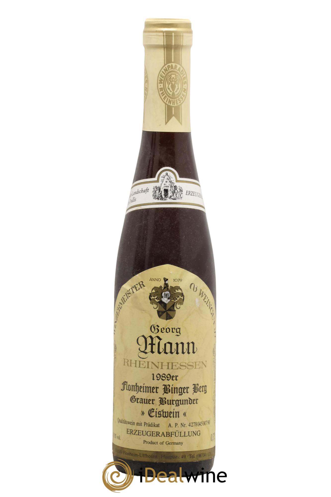 Allemagne Rheinhessen Eoswein Georg Mann 1989 - Lot of 1 half-bottle - 0