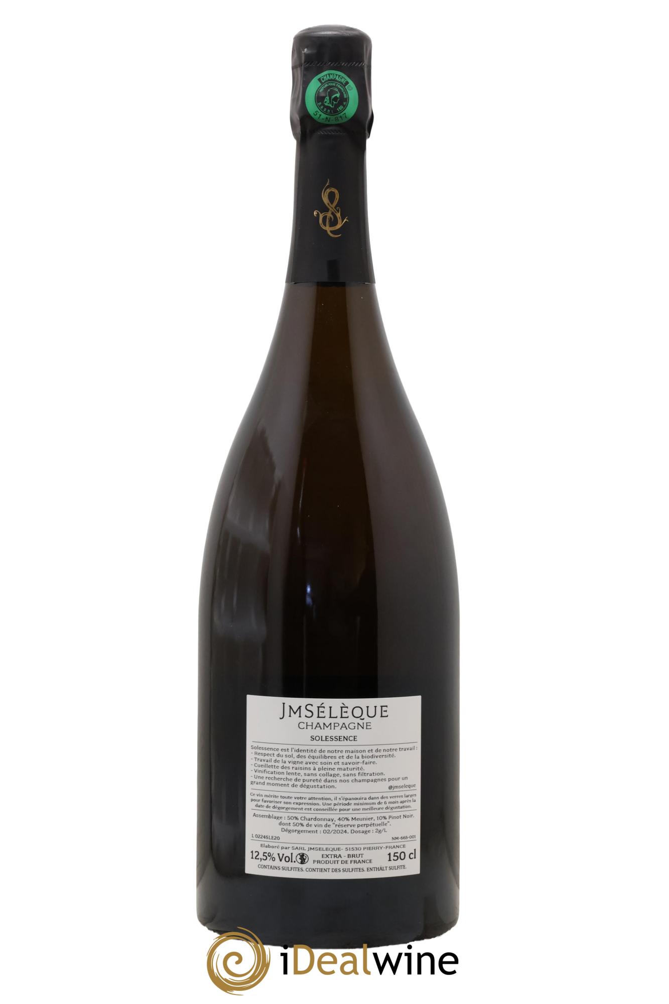 Solessence Extra-Brut Jean-Marc Sélèque - Lot de 1 magnum - 1