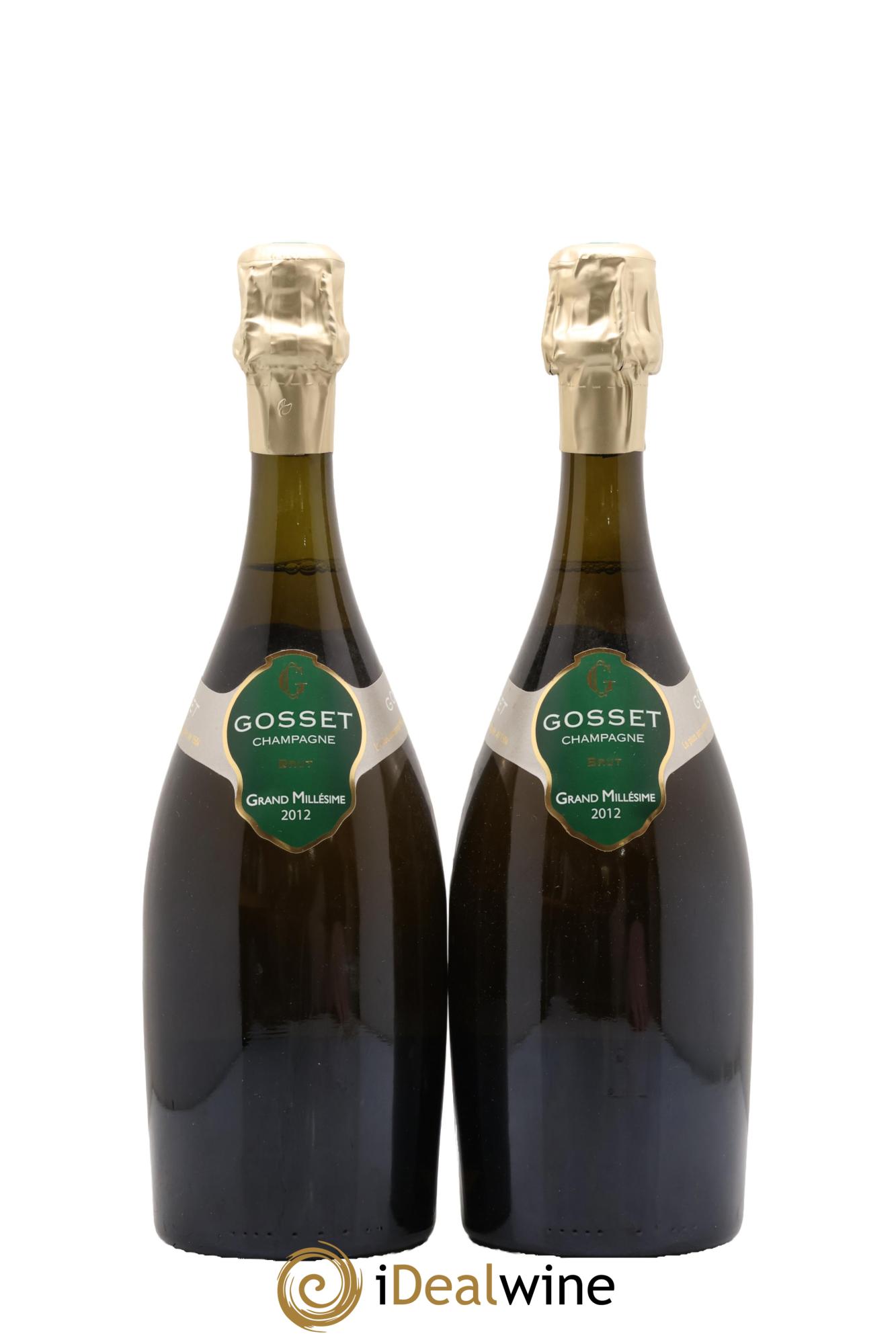 Grand Millésime Gosset 2012 - Lote de 2 botellas - 0
