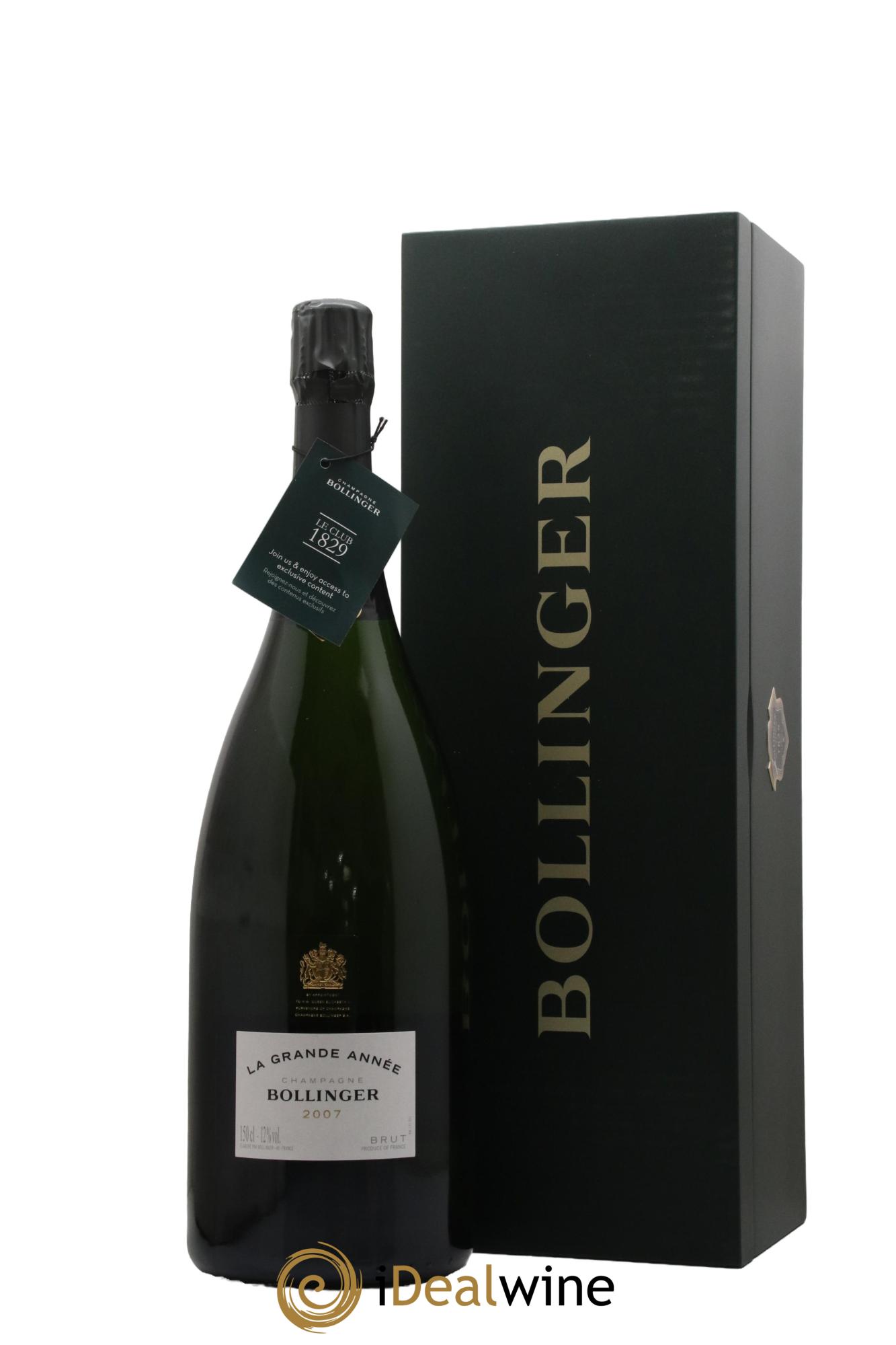 La Grande Année Brut Bollinger 2007 - Lot de 1 magnum - 0