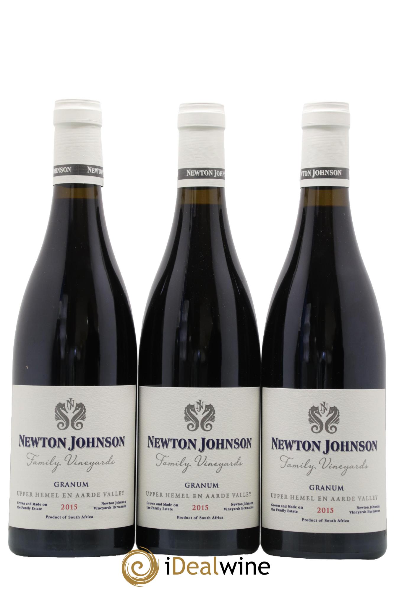 Afrique du Sud Granum Newton Johnson 2015 - Lot de 3 bouteilles - 0