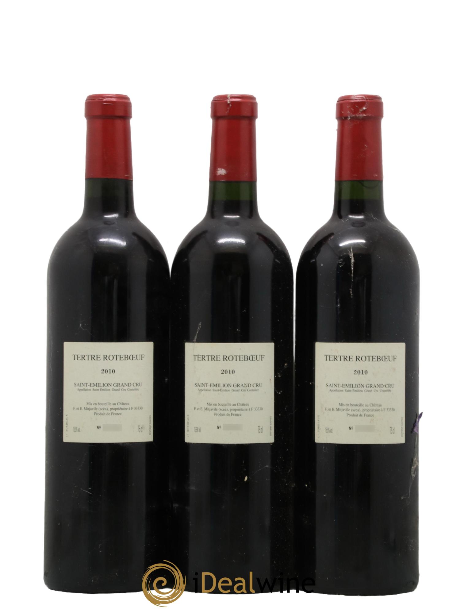 Château Tertre Roteboeuf 2010 - Posten von 3 Flaschen - 1