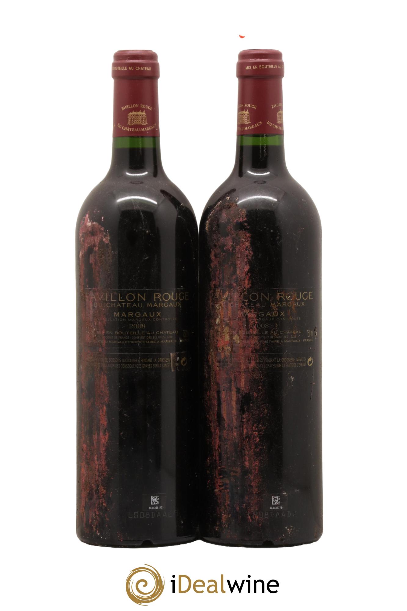 Pavillon Rouge du Château Margaux Second Vin 2008 - Posten von 2 Flaschen - 1