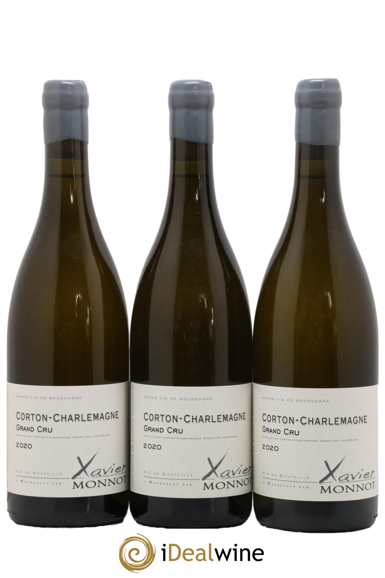 Corton-Charlemagne Grand Cru Xavier Monnot 2020 - Lot de 3 bouteilles - 0