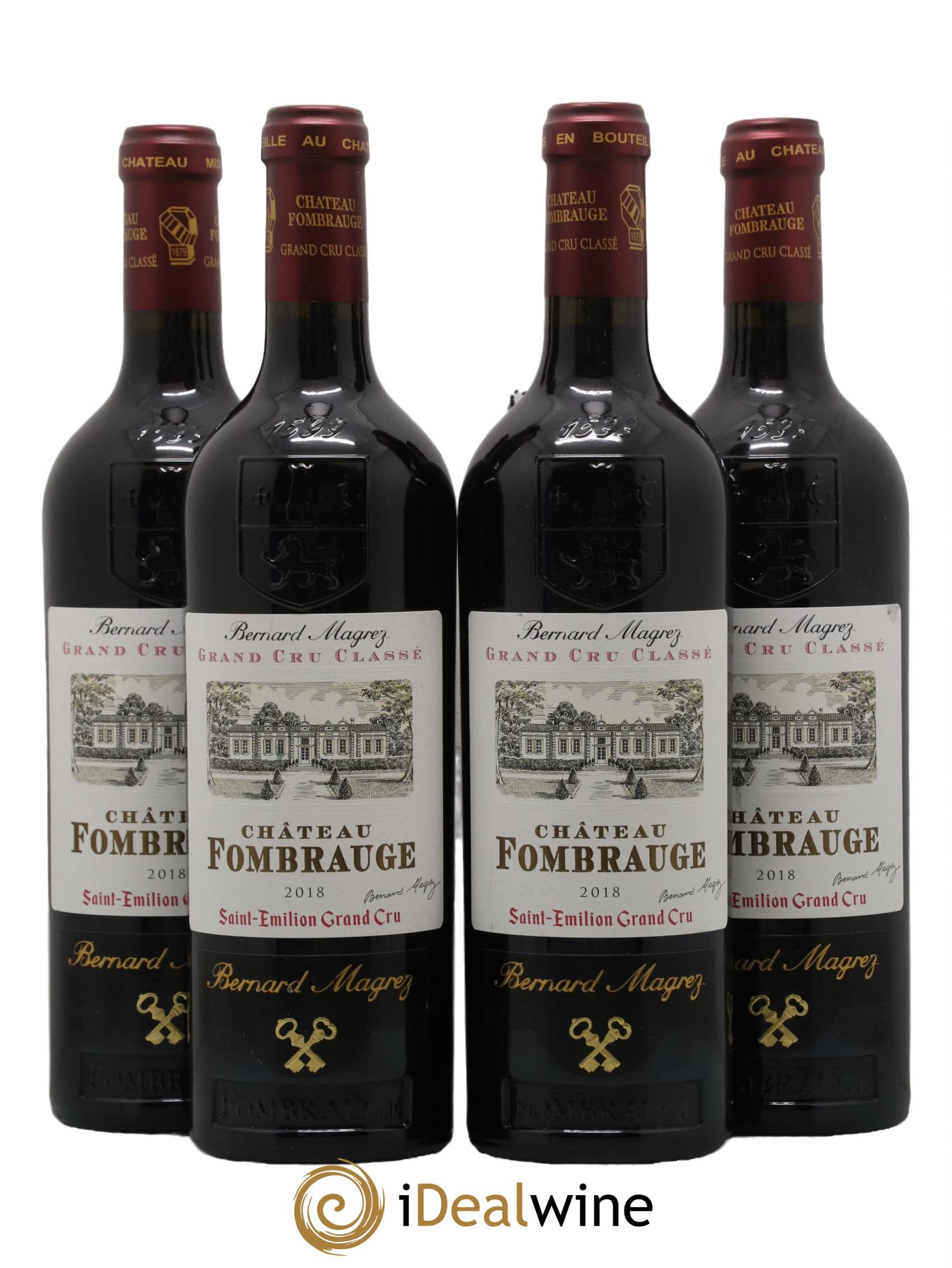 Château Fombrauge Grand Cru Classé 2018 - Lot de 4 bouteilles - 0