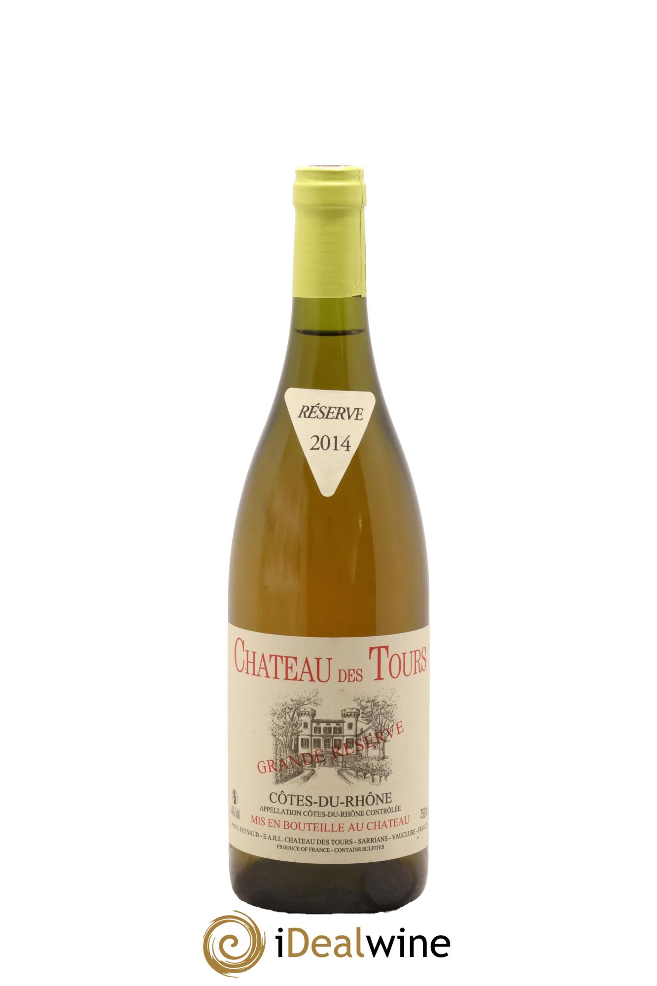 Côtes-du-Rhône Château des Tours Grande Réserve Emmanuel Reynaud 2014 - Lot de 1 bouteille - 0