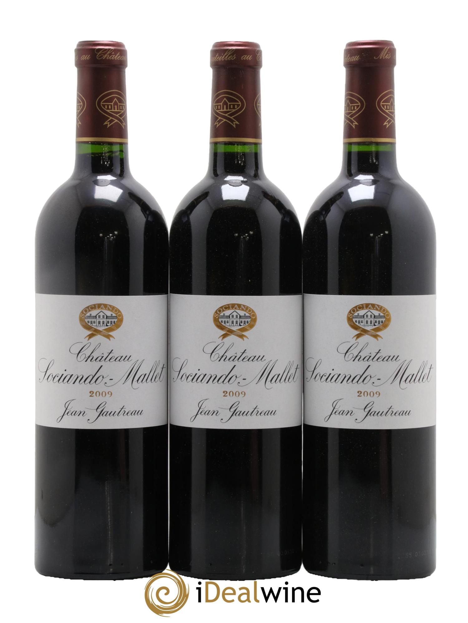 Château Sociando Mallet 2009 - Lot de 6 bouteilles - 1