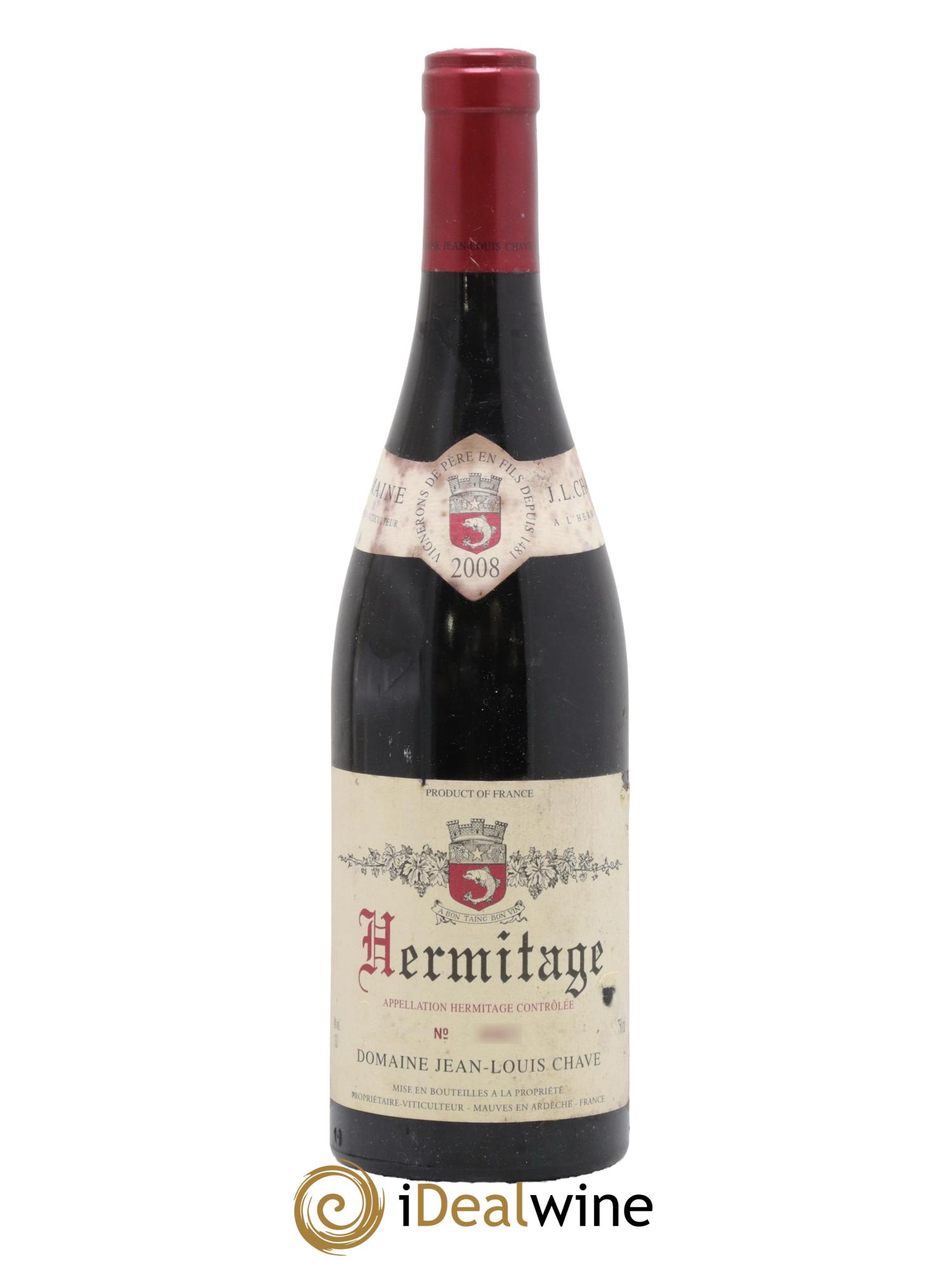Hermitage Jean-Louis Chave 2008 - Lot of 1 bottle - 0