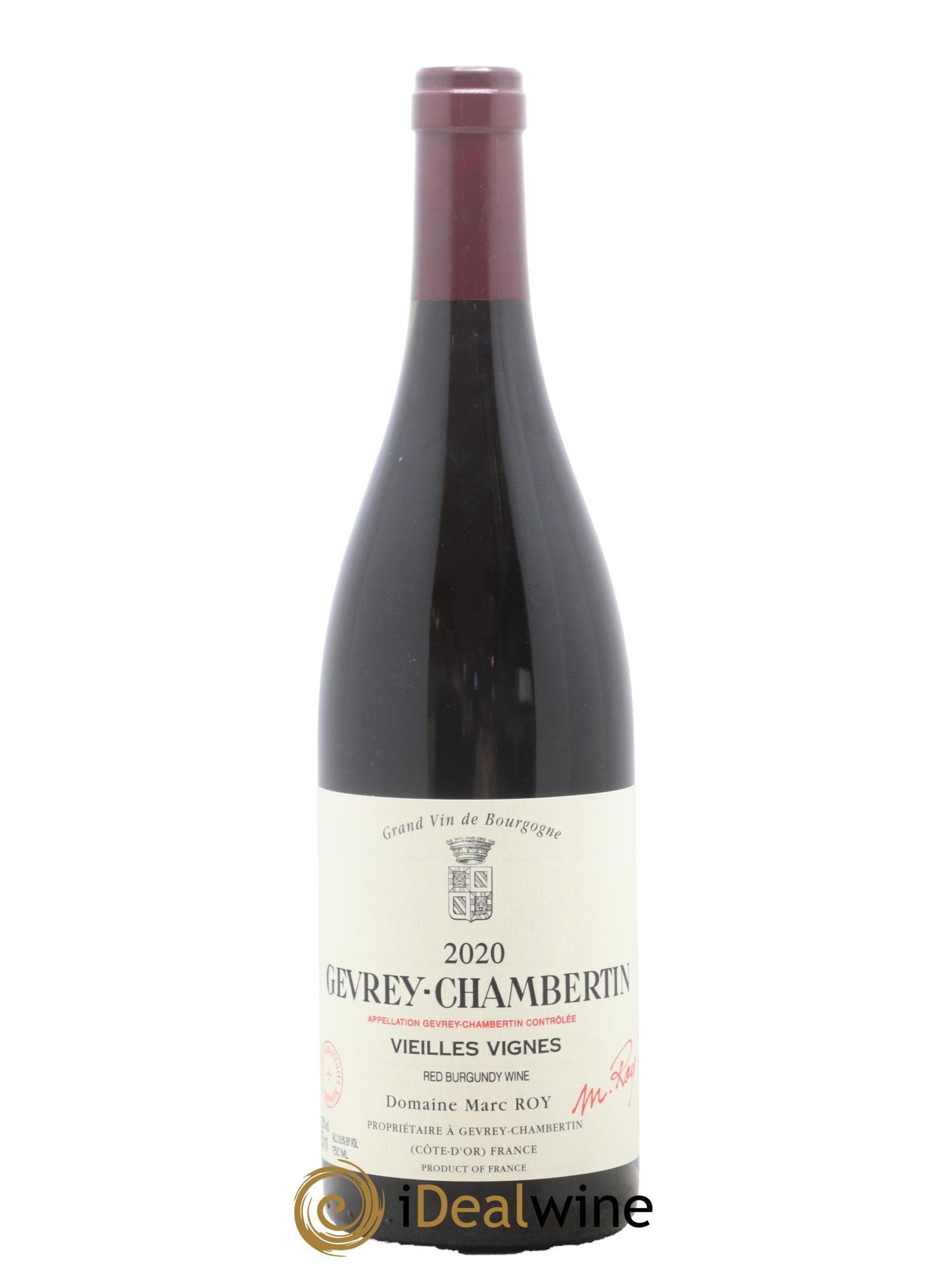 Gevrey-Chambertin Vieilles Vignes Marc Roy 2020 - Lot de 1 bouteille - 0