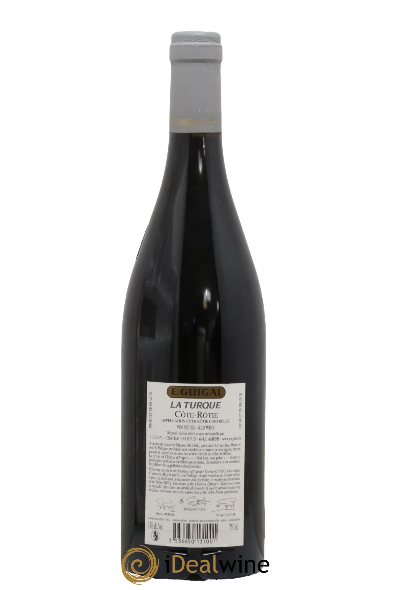 Côte-Rôtie La Turque Guigal 2005 - Lot of 1 bottle - 1