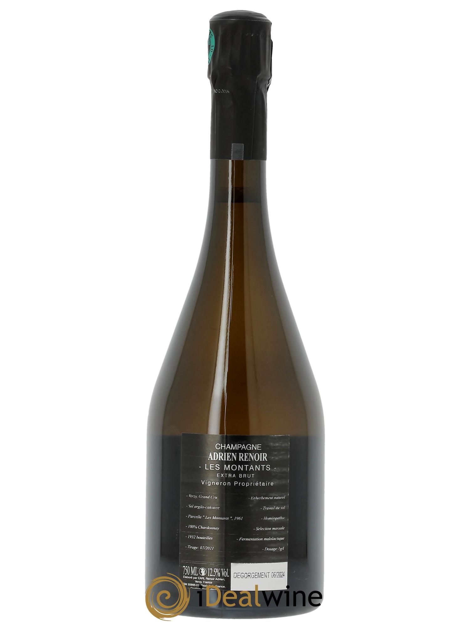 Les Montants Adrien Renoir 2020 - Lot de 1 bouteille - 1