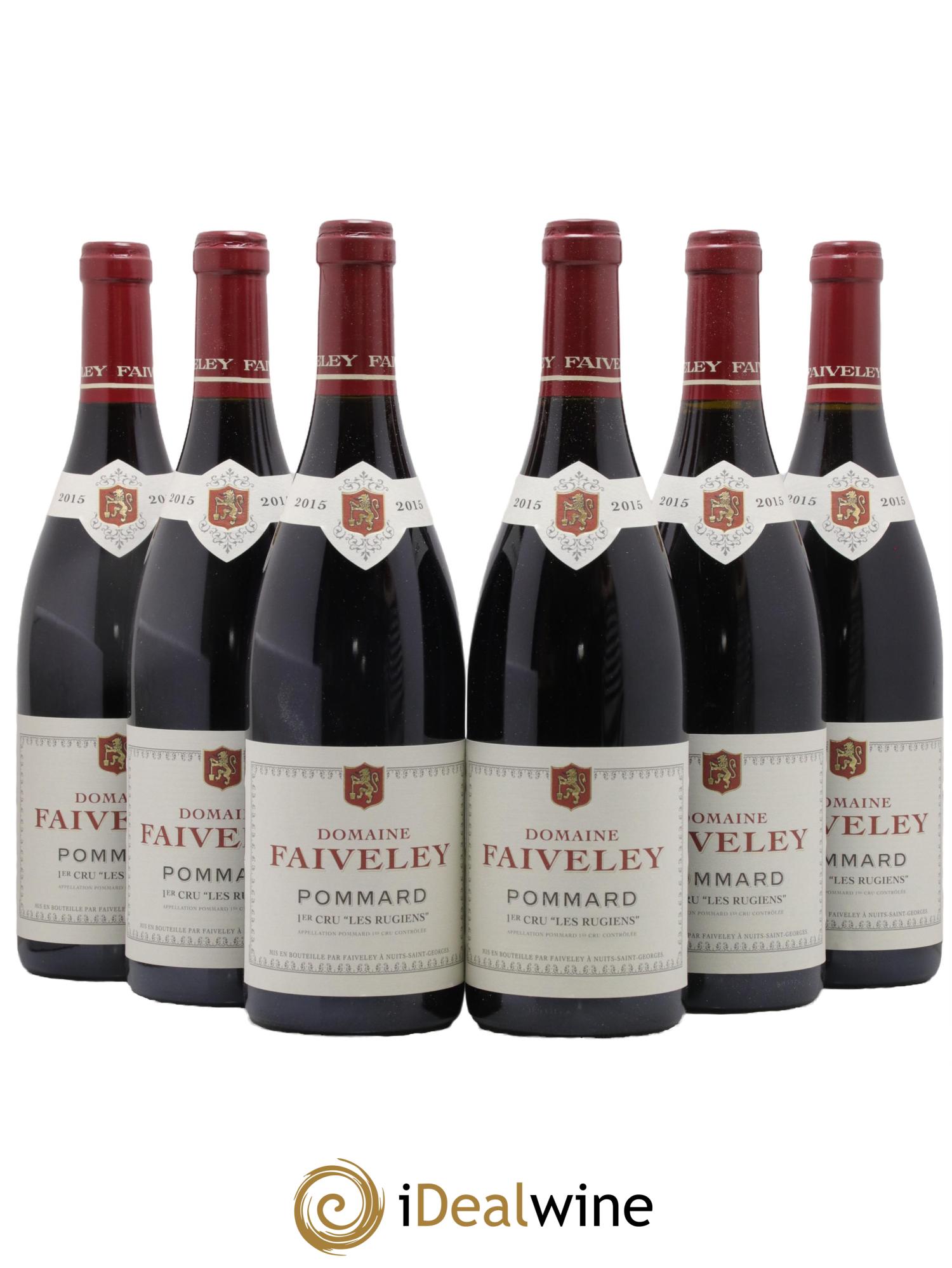 Pommard 1er Cru Les Rugiens Domaine Faiveley 2015 - Lot de 6 bouteilles - 0