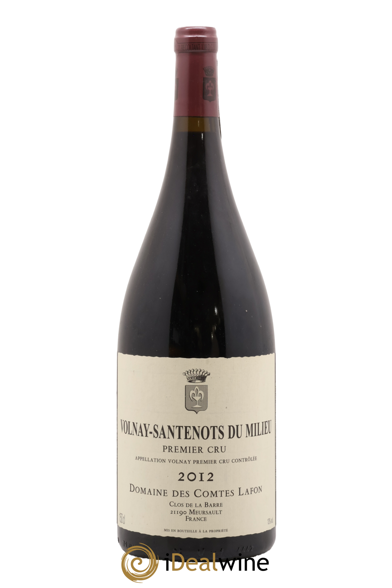 Volnay 1er Cru Santenots du Milieu Comtes Lafon (Domaine des) 2012 - Lote de 1 Magnum - 0